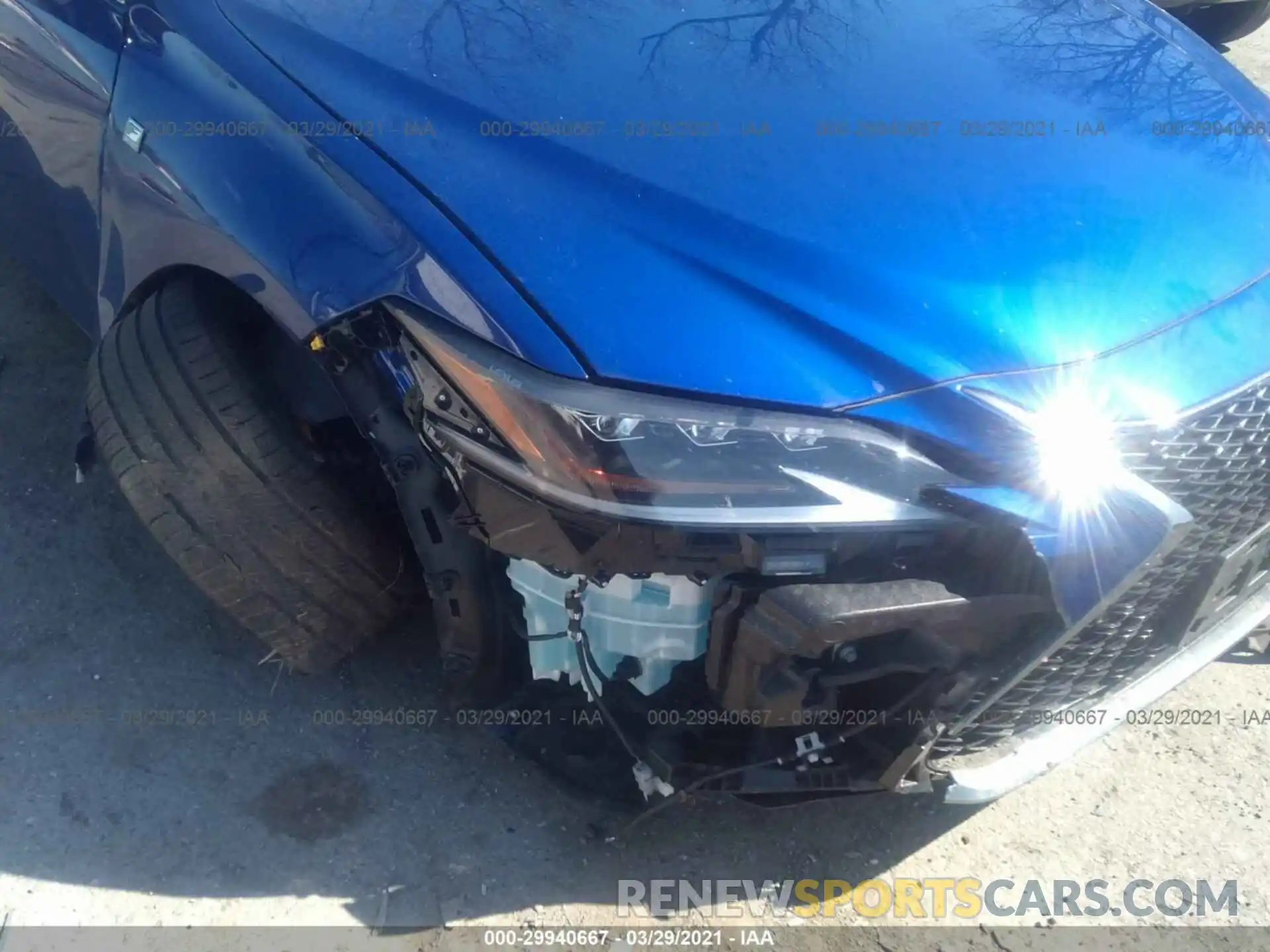 6 Фотография поврежденного автомобиля 58AGZ1B15LU052905 LEXUS ES 2020
