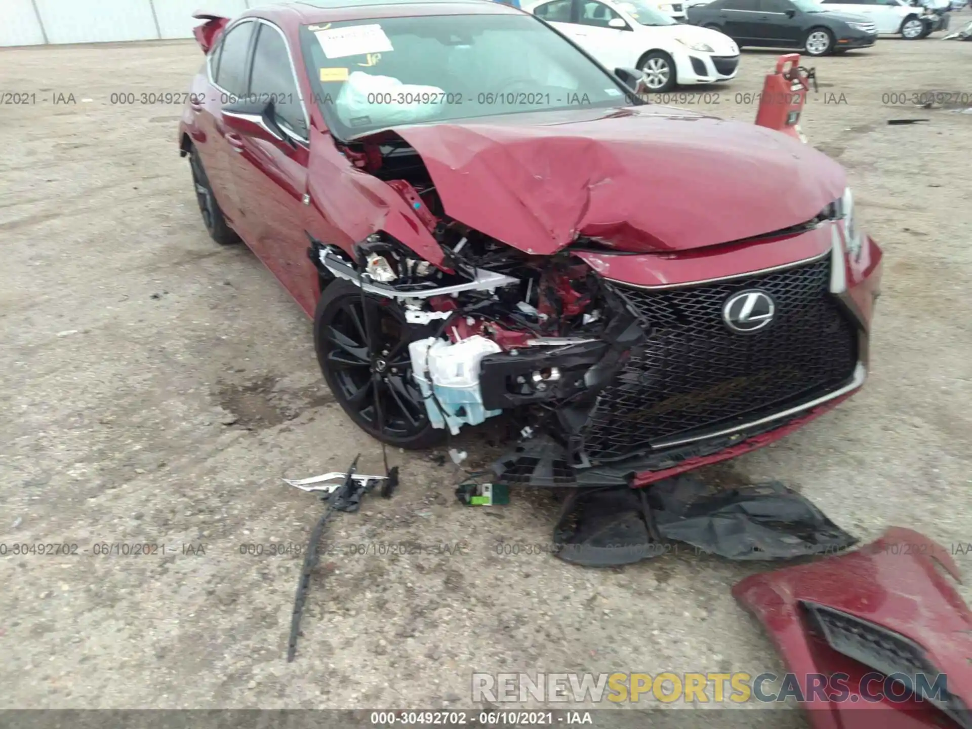 6 Photograph of a damaged car 58AGZ1B16LU081670 LEXUS ES 2020