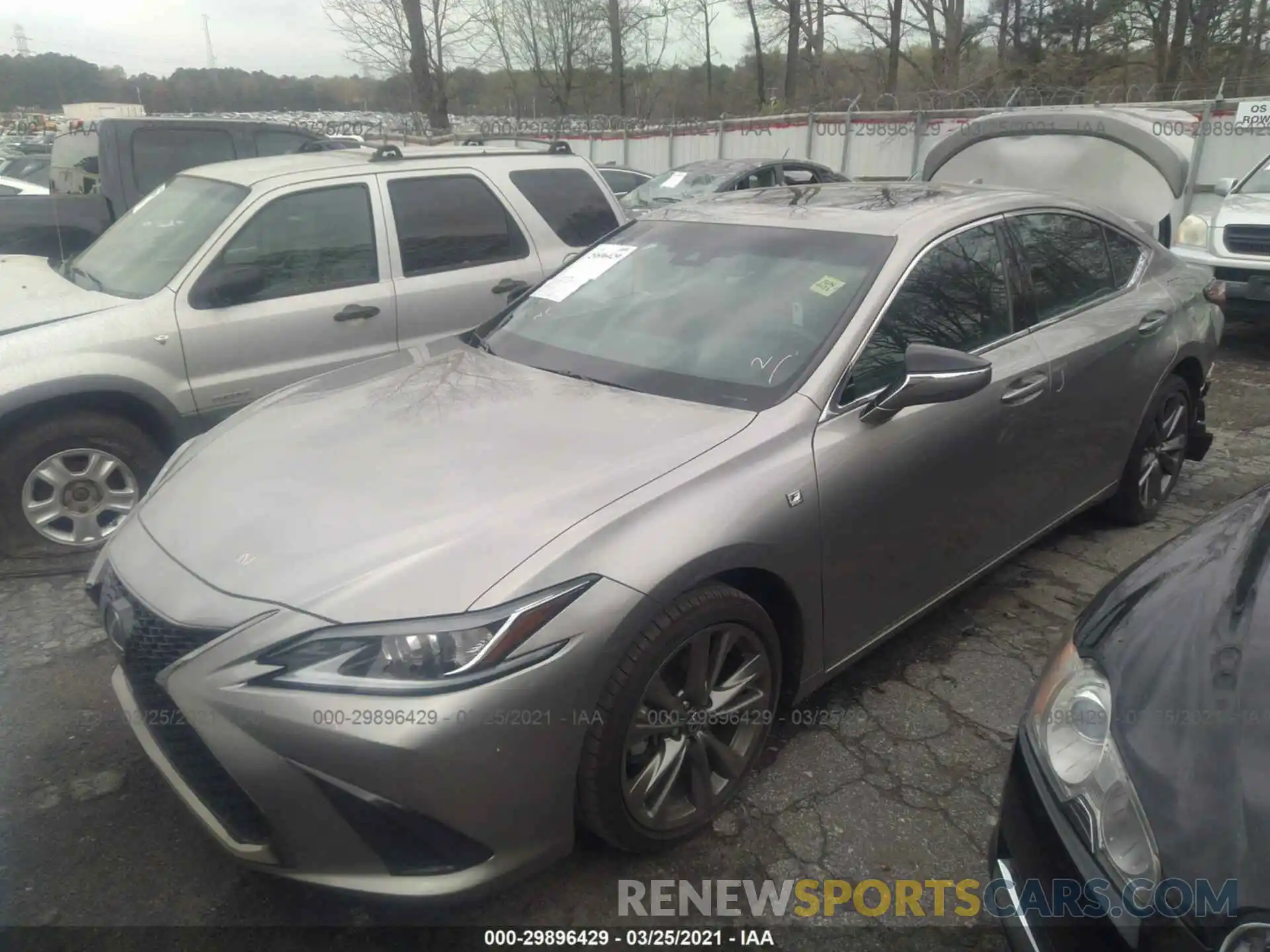 2 Photograph of a damaged car 58AGZ1B17LU063906 LEXUS ES 2020