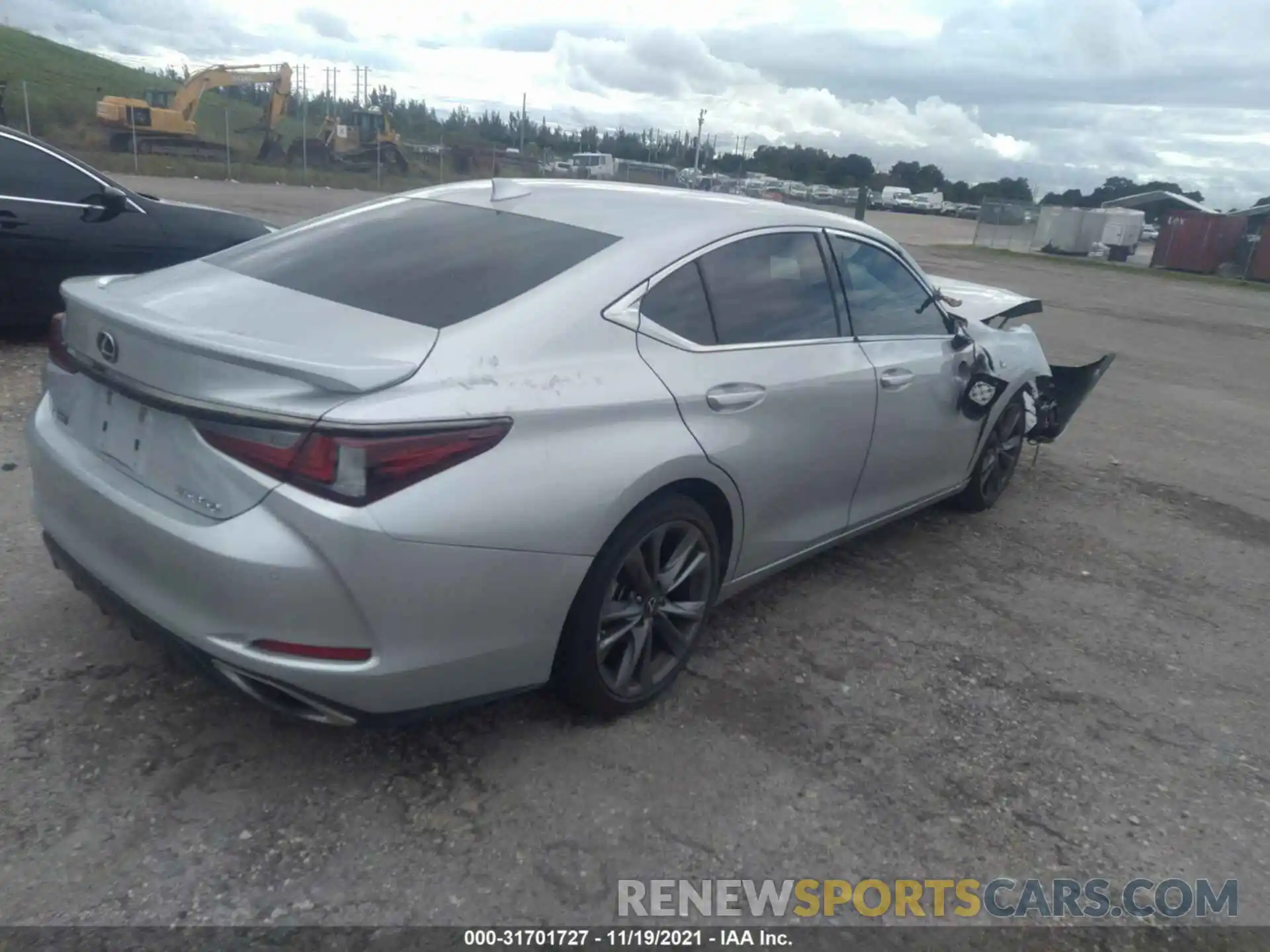 4 Фотография поврежденного автомобиля 58AGZ1B19LU074163 LEXUS ES 2020