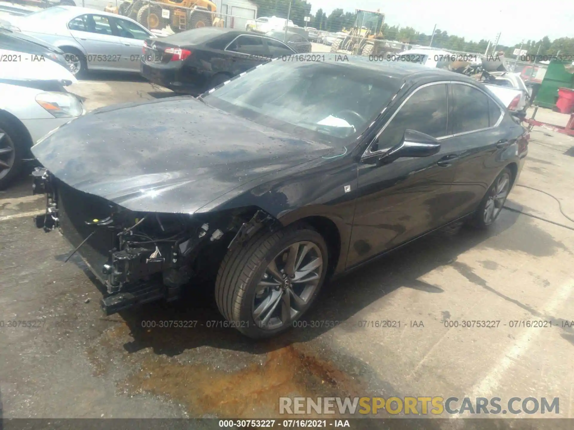 2 Photograph of a damaged car 58AGZ1B1XLU072549 LEXUS ES 2020