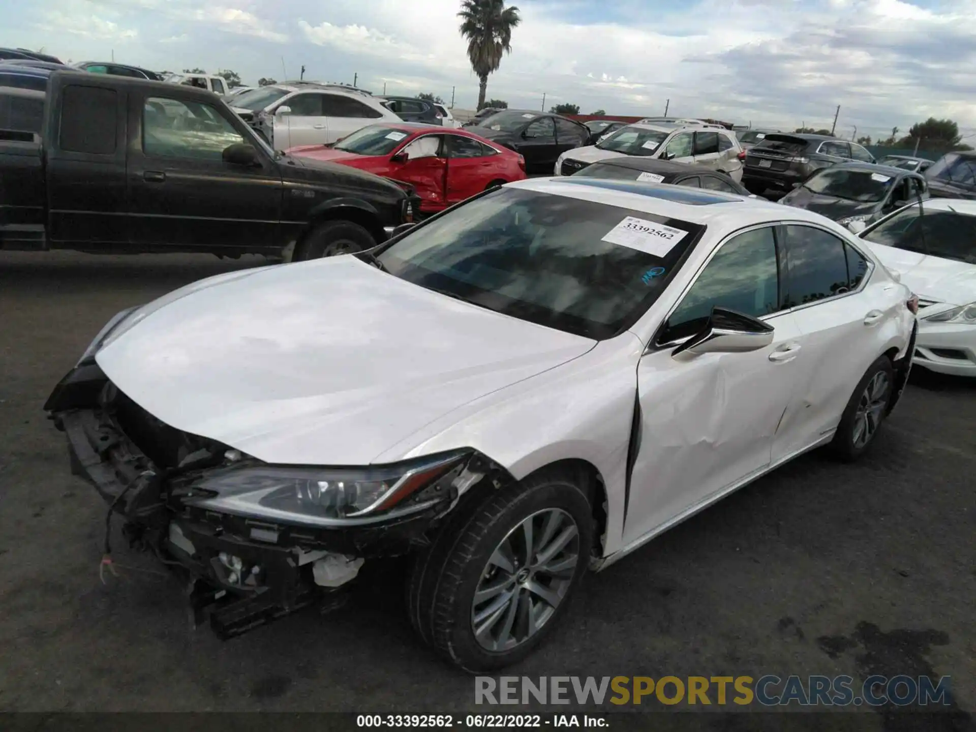 2 Photograph of a damaged car 58ACA1C12MU001917 LEXUS ES 2021