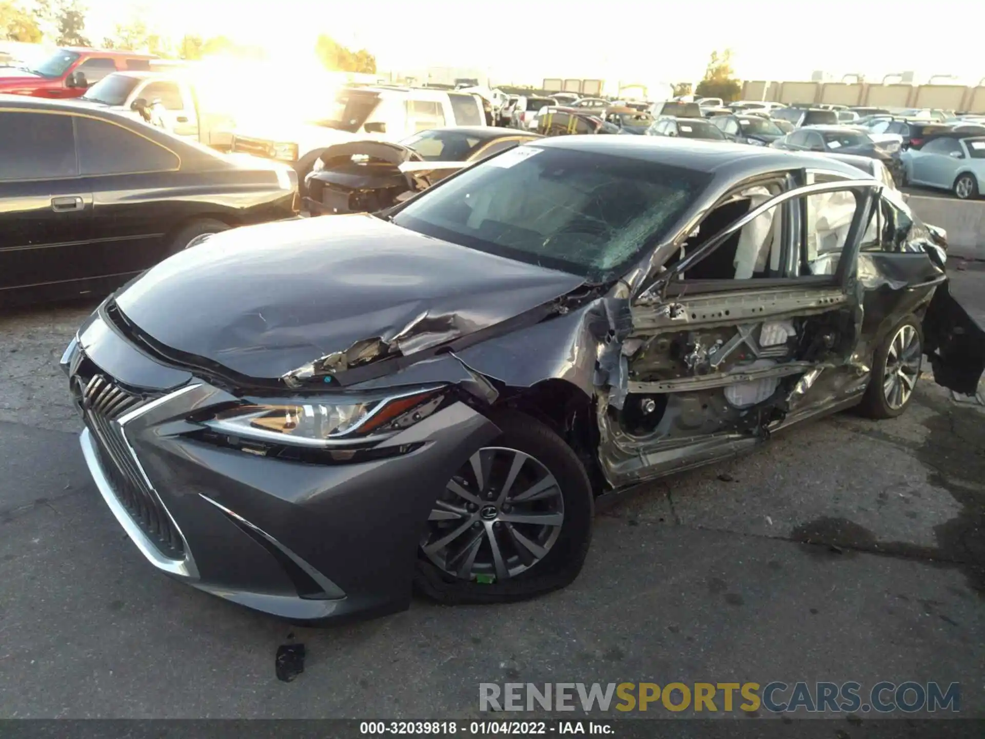 2 Photograph of a damaged car 58ACA1C12MU006695 LEXUS ES 2021