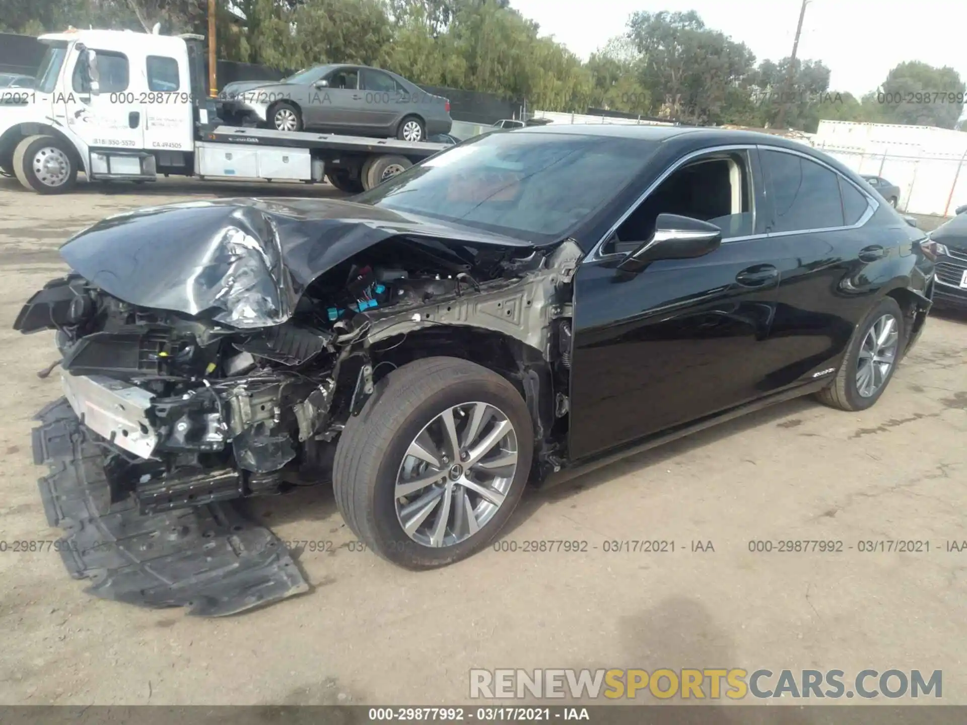 2 Photograph of a damaged car 58ACA1C16MU001368 LEXUS ES 2021