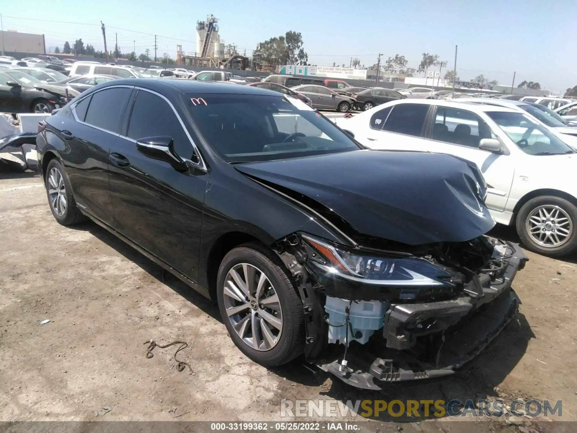 1 Photograph of a damaged car 58ACA1C17MU009768 LEXUS ES 2021