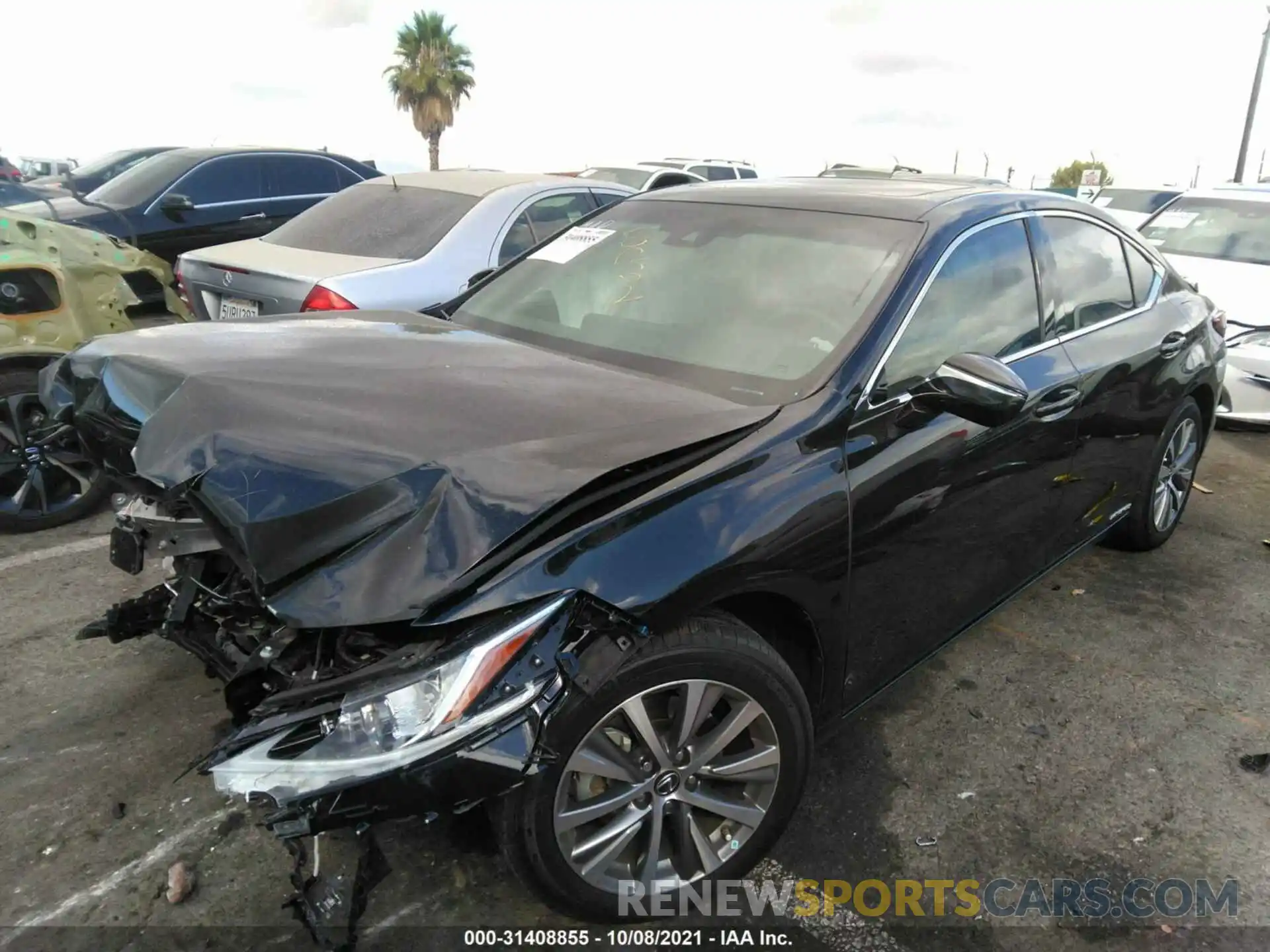 2 Photograph of a damaged car 58ACA1C19MU003616 LEXUS ES 2021