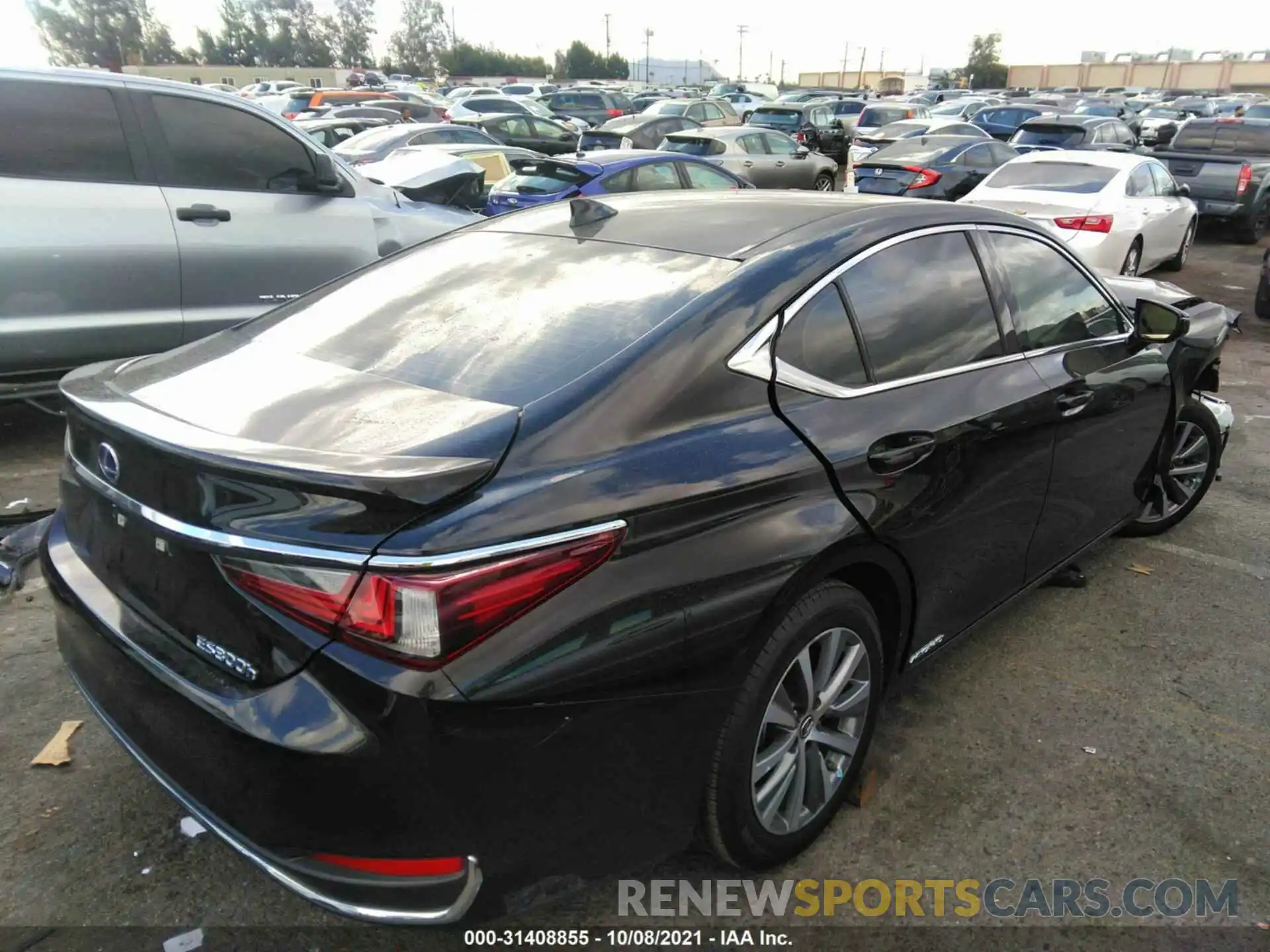 4 Photograph of a damaged car 58ACA1C19MU003616 LEXUS ES 2021