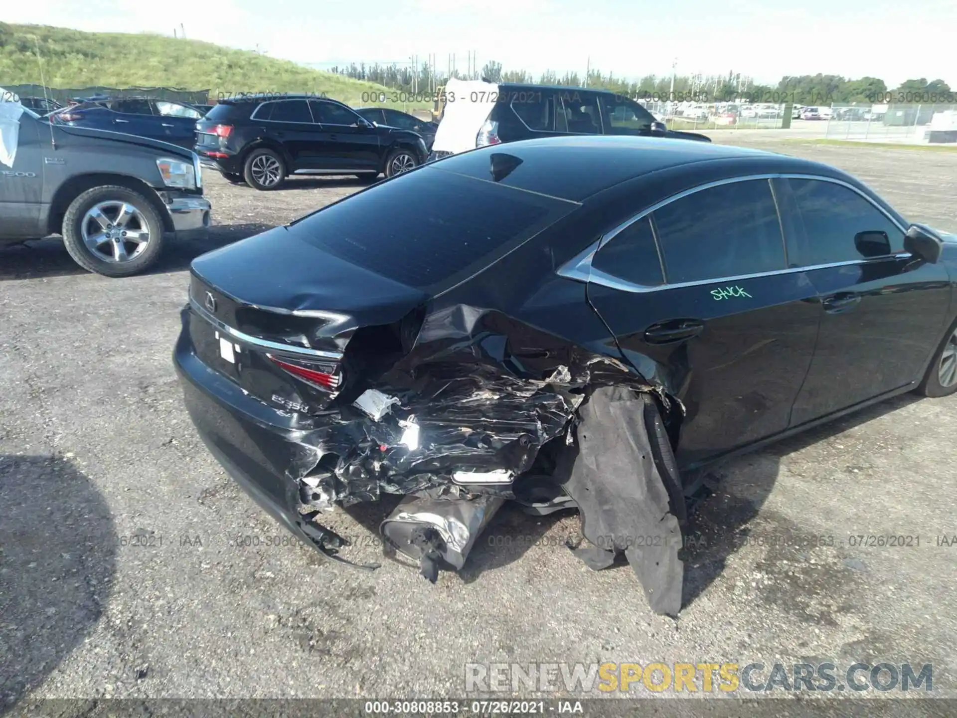 6 Photograph of a damaged car 58ACZ1B12MU084064 LEXUS ES 2021