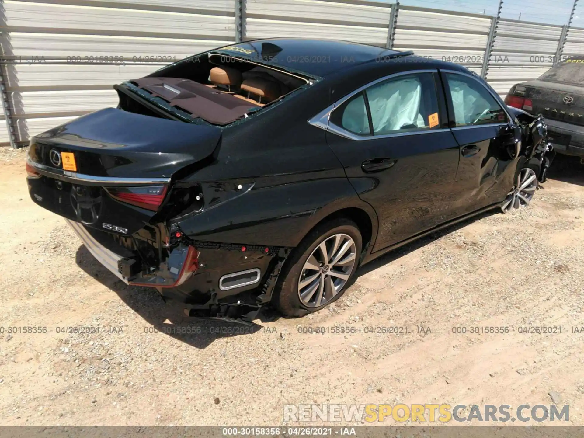 4 Photograph of a damaged car 58ACZ1B18MU093982 LEXUS ES 2021