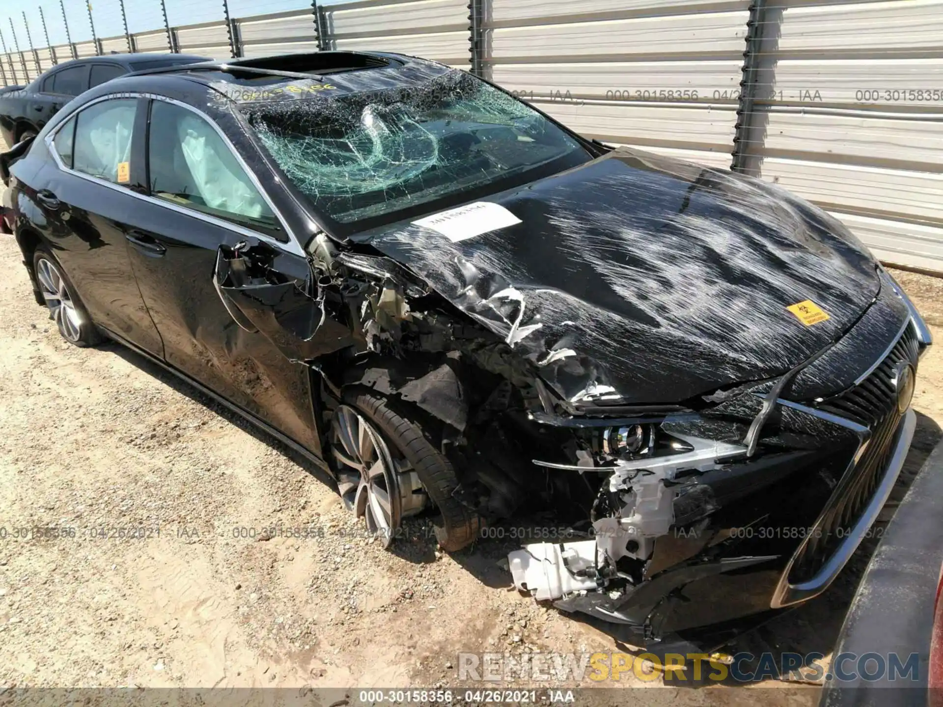 6 Photograph of a damaged car 58ACZ1B18MU093982 LEXUS ES 2021