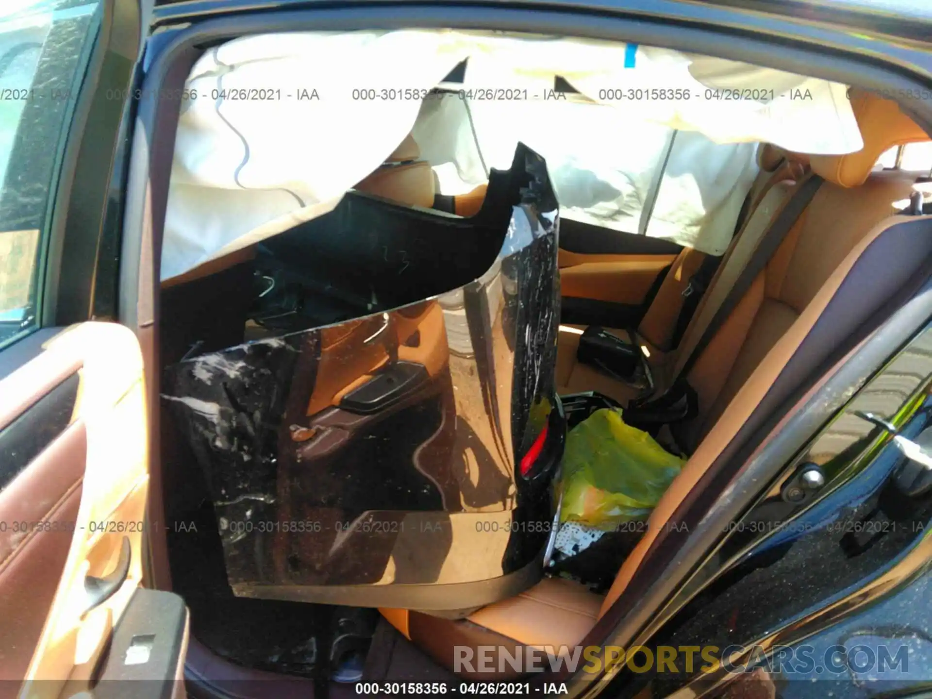 8 Photograph of a damaged car 58ACZ1B18MU093982 LEXUS ES 2021