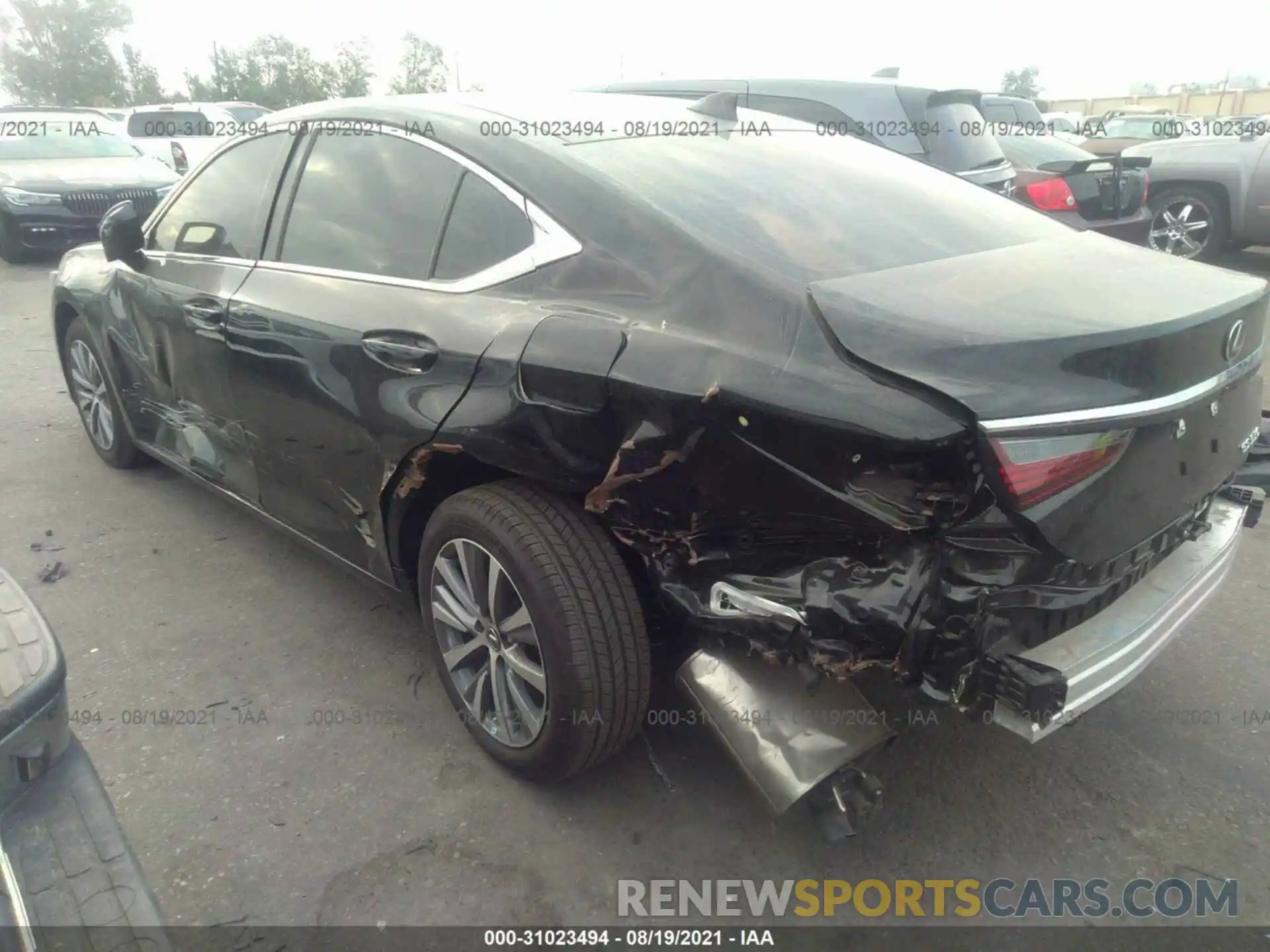 3 Photograph of a damaged car 58ACZ1B1XMU094633 LEXUS ES 2021