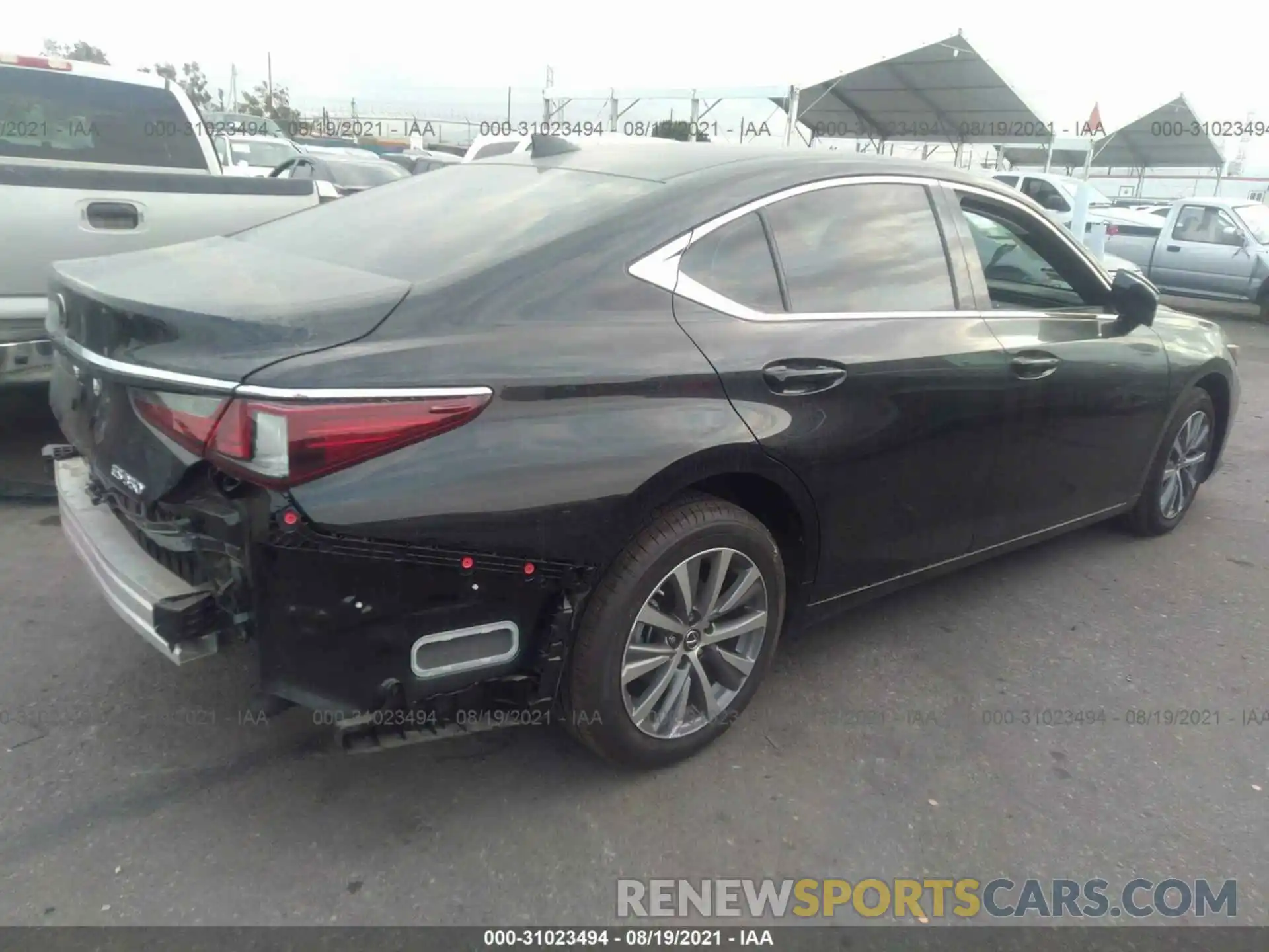 4 Photograph of a damaged car 58ACZ1B1XMU094633 LEXUS ES 2021