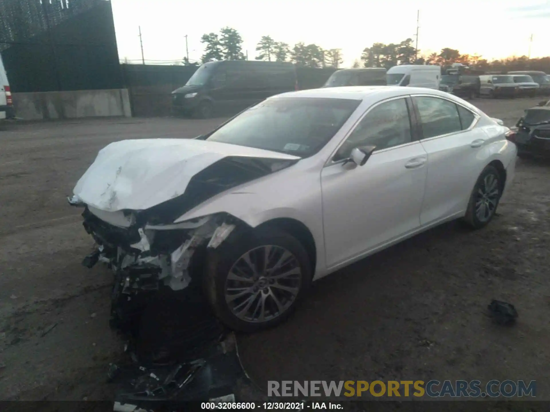 2 Photograph of a damaged car 58AD11D10MU001126 LEXUS ES 2021