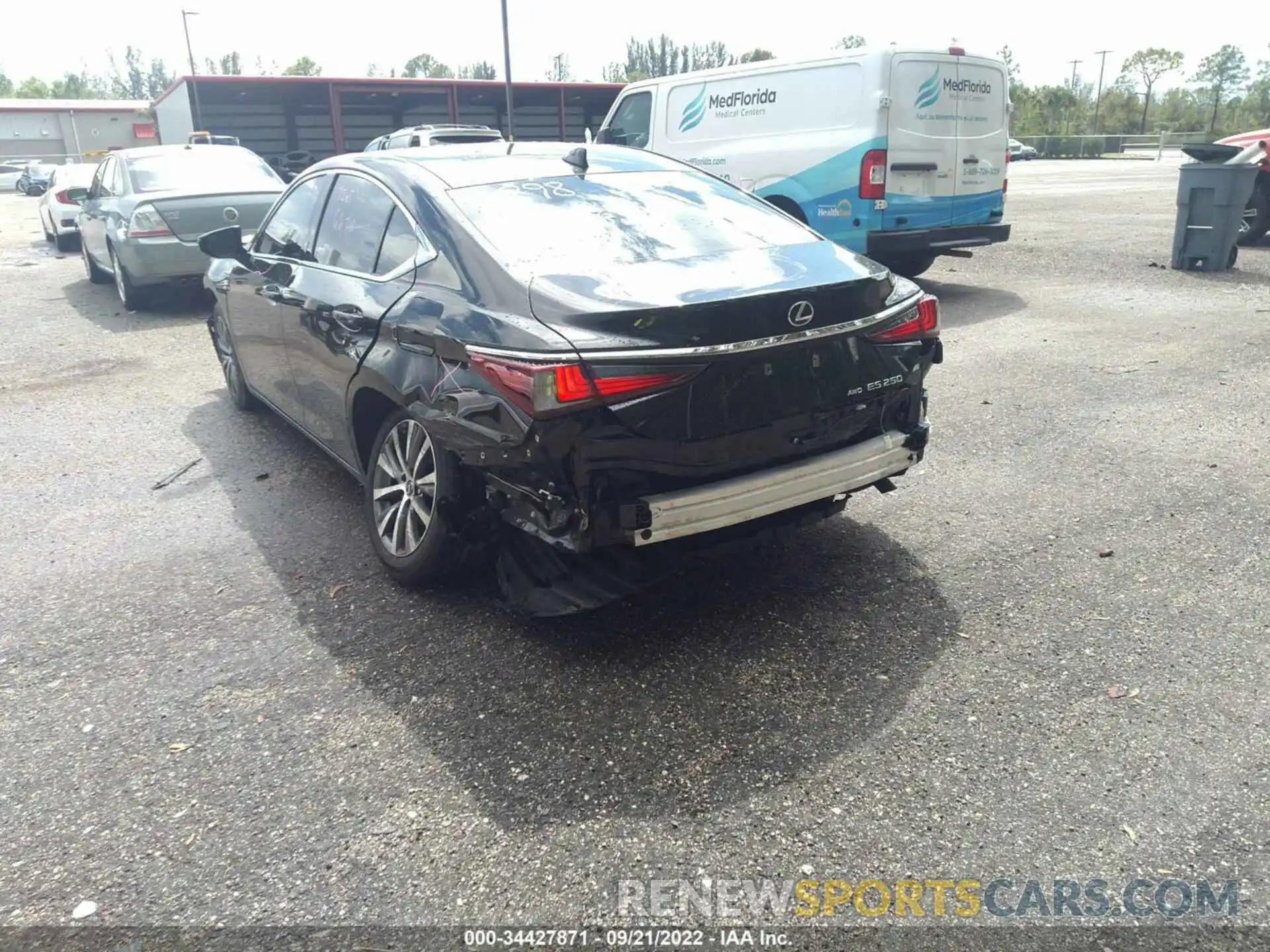 6 Photograph of a damaged car 58AD11D10MU004298 LEXUS ES 2021