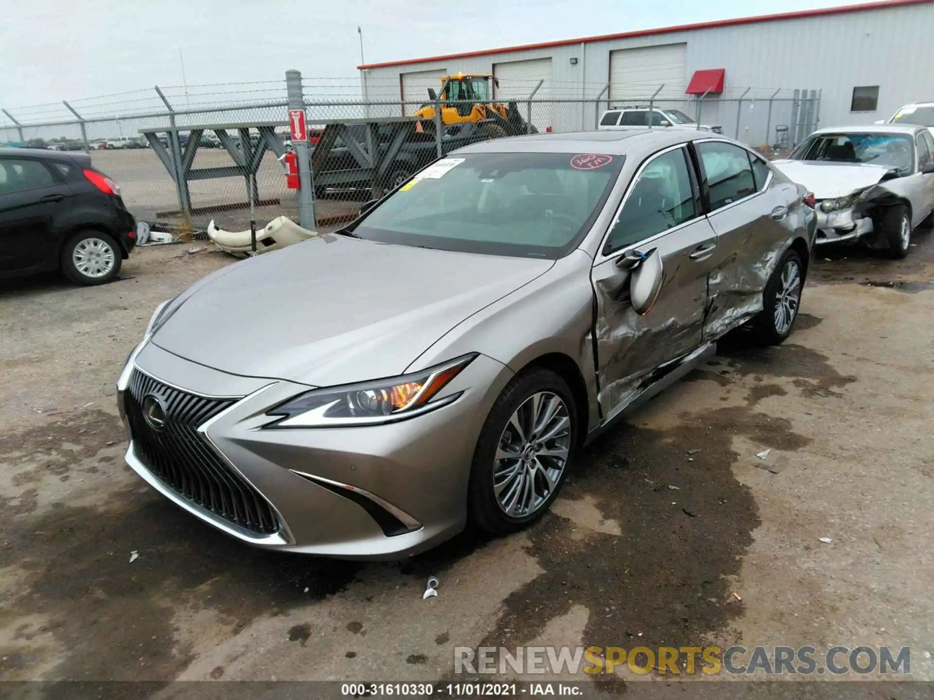 2 Photograph of a damaged car 58AD11D11MU002298 LEXUS ES 2021