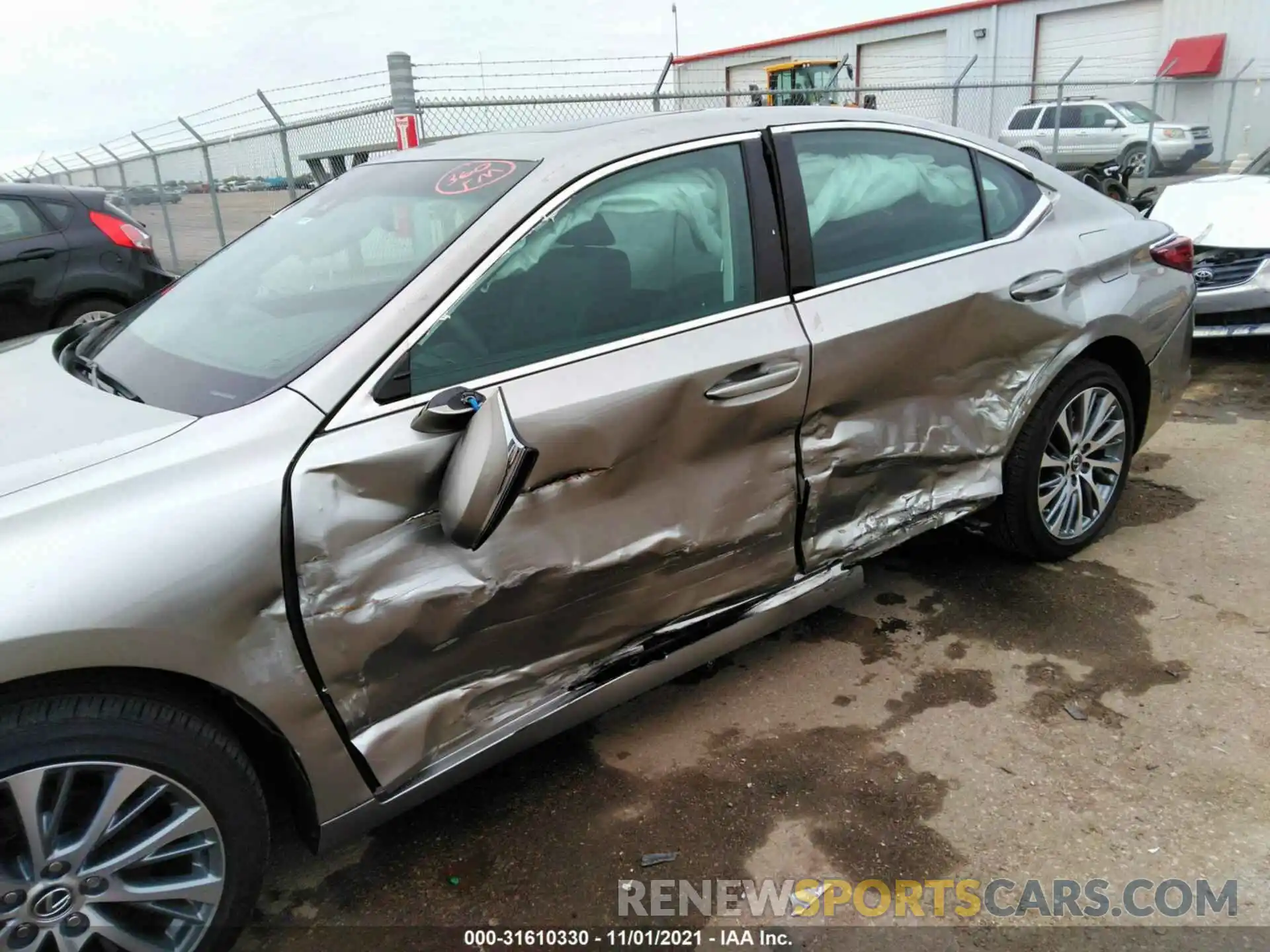 6 Photograph of a damaged car 58AD11D11MU002298 LEXUS ES 2021