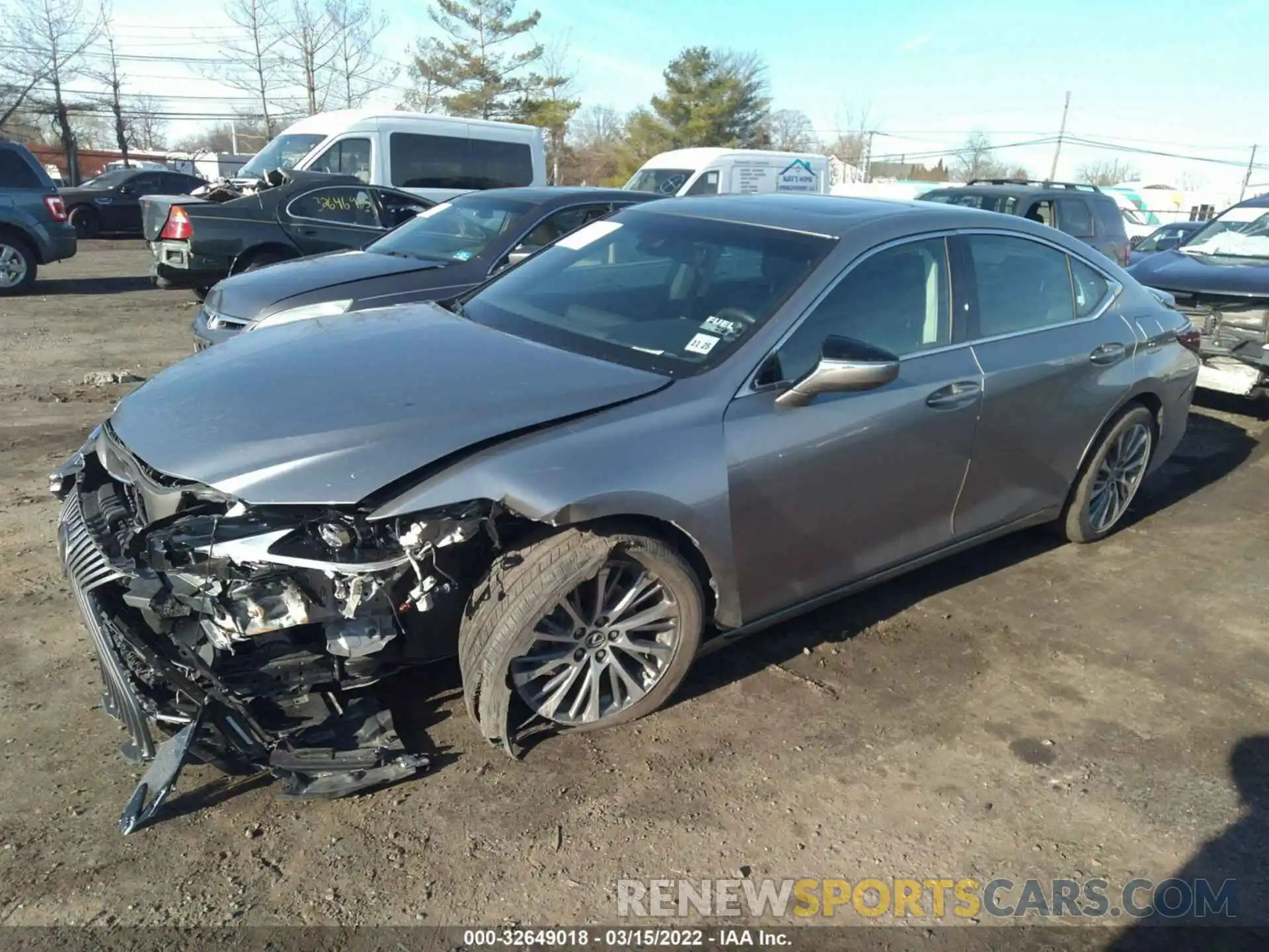 2 Photograph of a damaged car 58AD11D11MU002415 LEXUS ES 2021