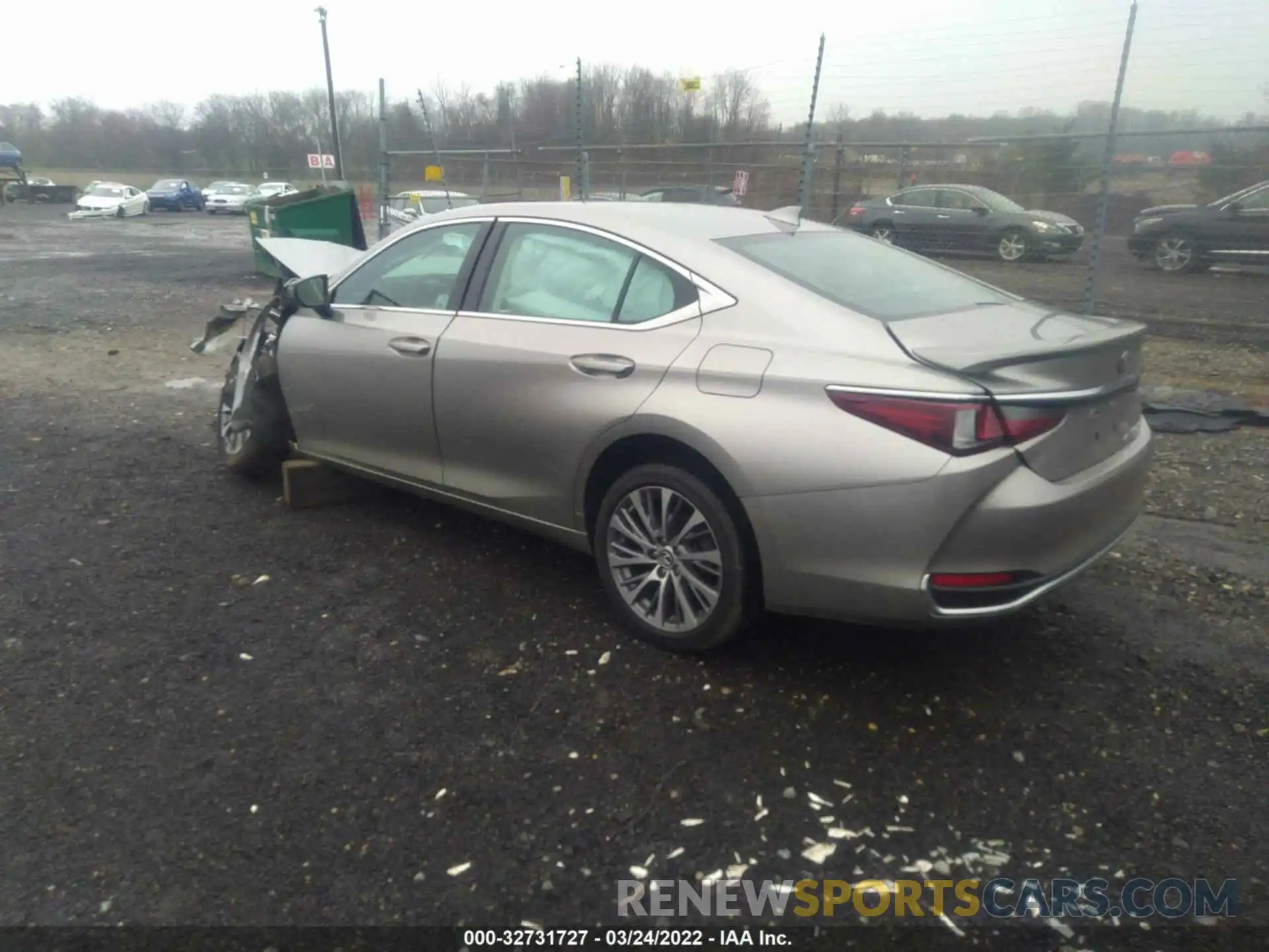 3 Photograph of a damaged car 58AD11D11MU005766 LEXUS ES 2021