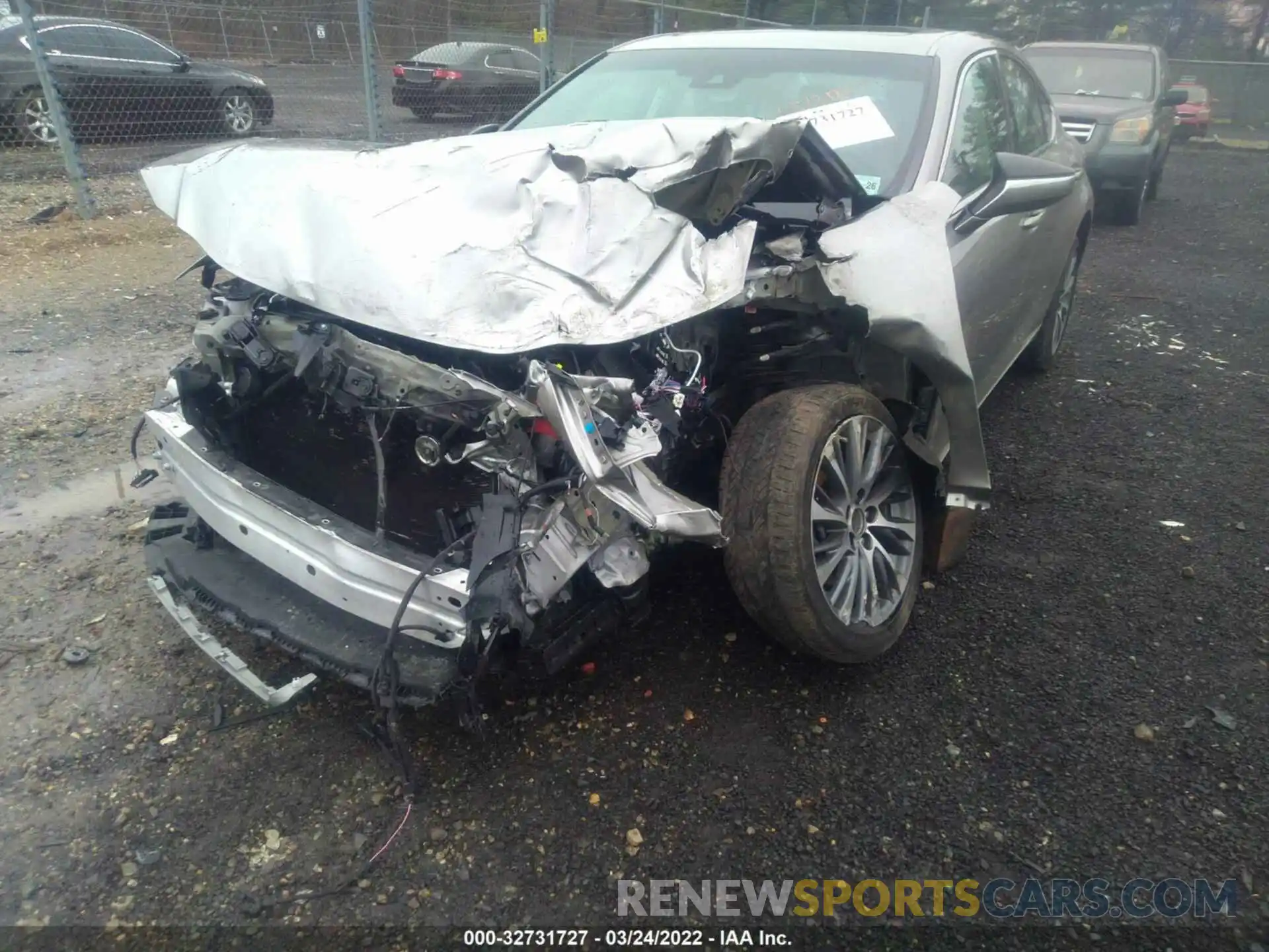 6 Photograph of a damaged car 58AD11D11MU005766 LEXUS ES 2021