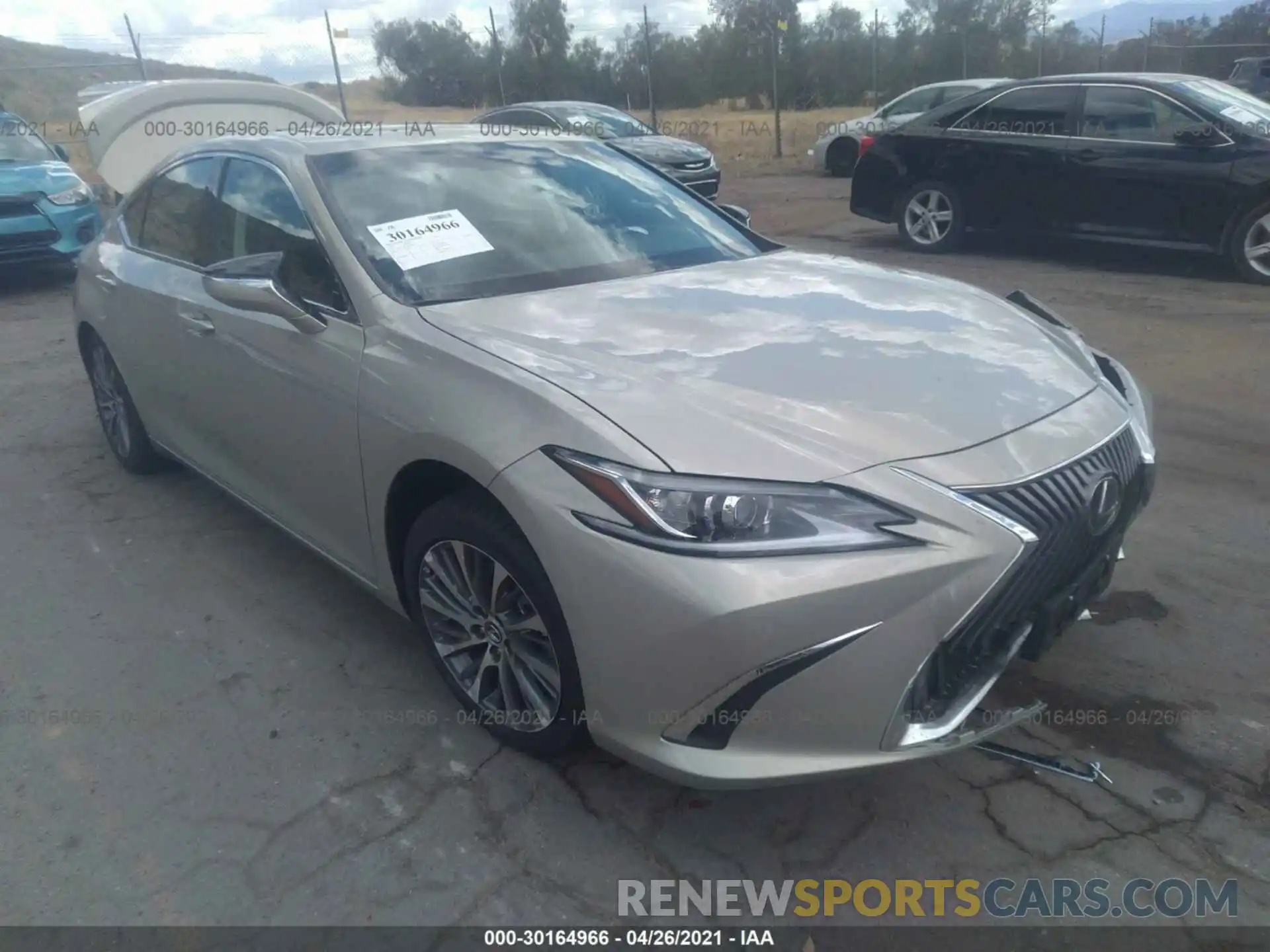 1 Photograph of a damaged car 58AD11D11MU006254 LEXUS ES 2021