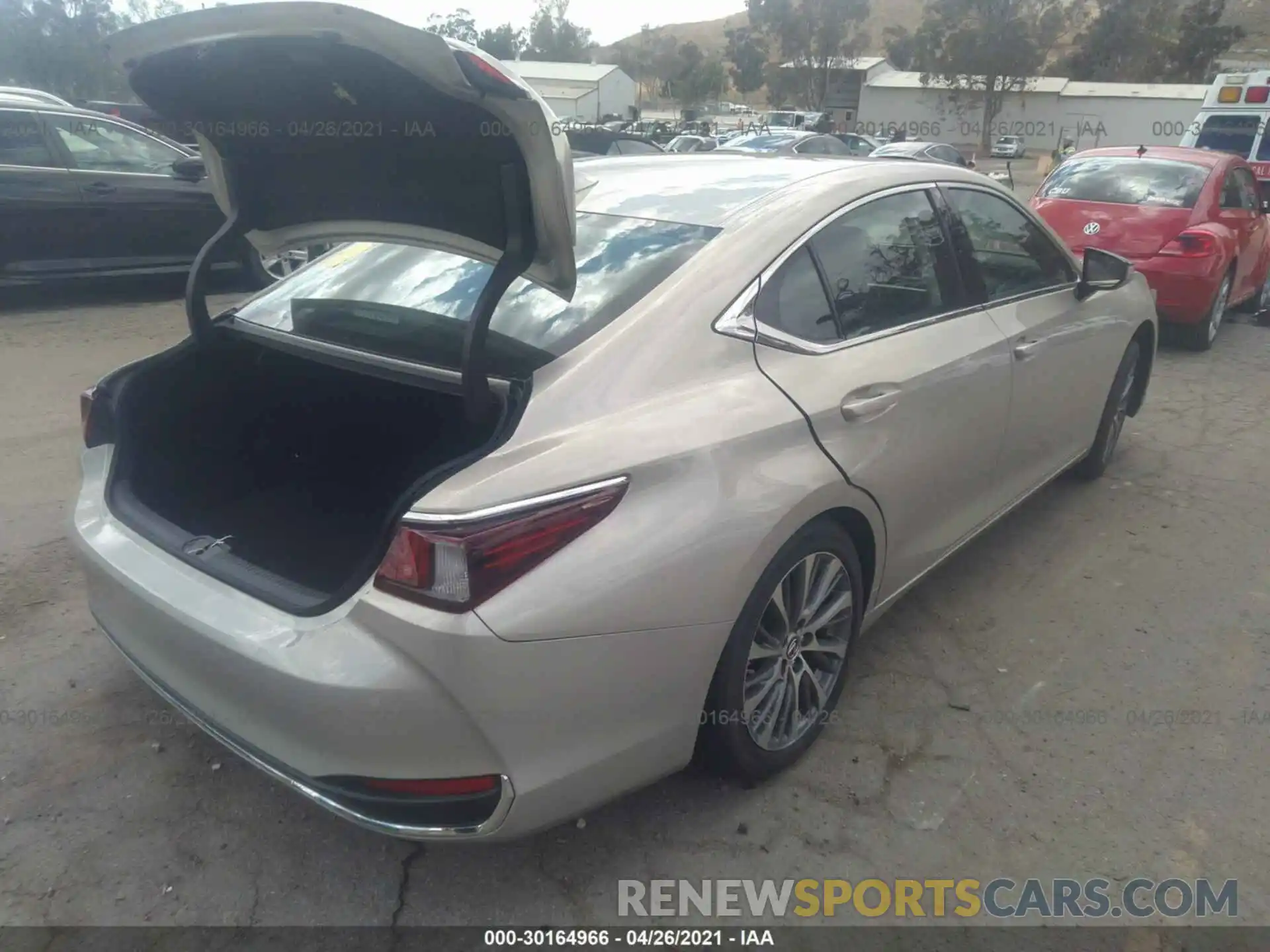 4 Photograph of a damaged car 58AD11D11MU006254 LEXUS ES 2021