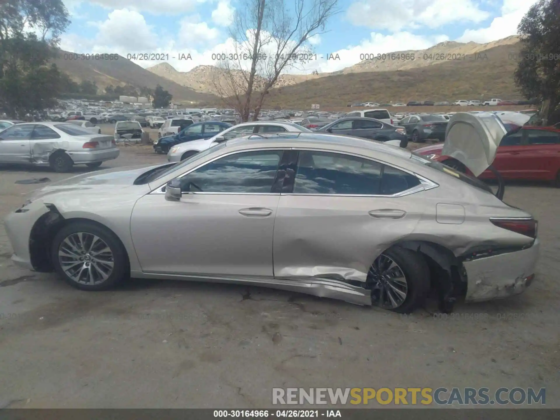 6 Photograph of a damaged car 58AD11D11MU006254 LEXUS ES 2021