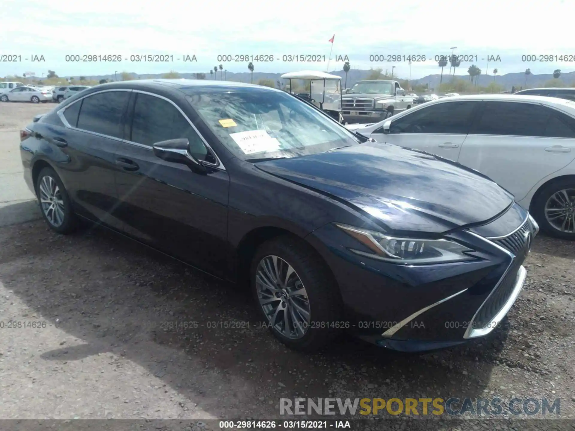 1 Photograph of a damaged car 58AD11D12MU001175 LEXUS ES 2021