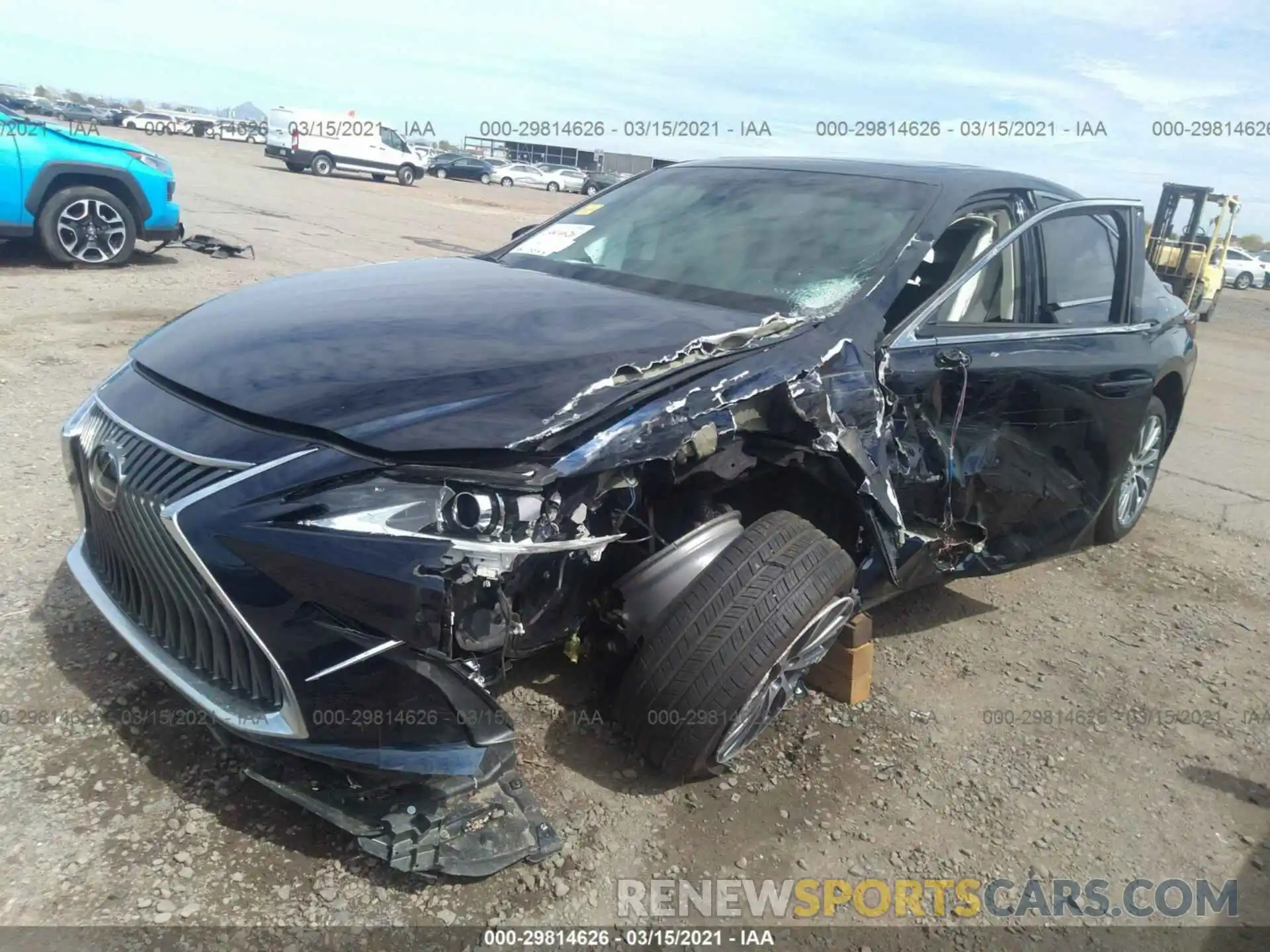 2 Фотография поврежденного автомобиля 58AD11D12MU001175 LEXUS ES 2021