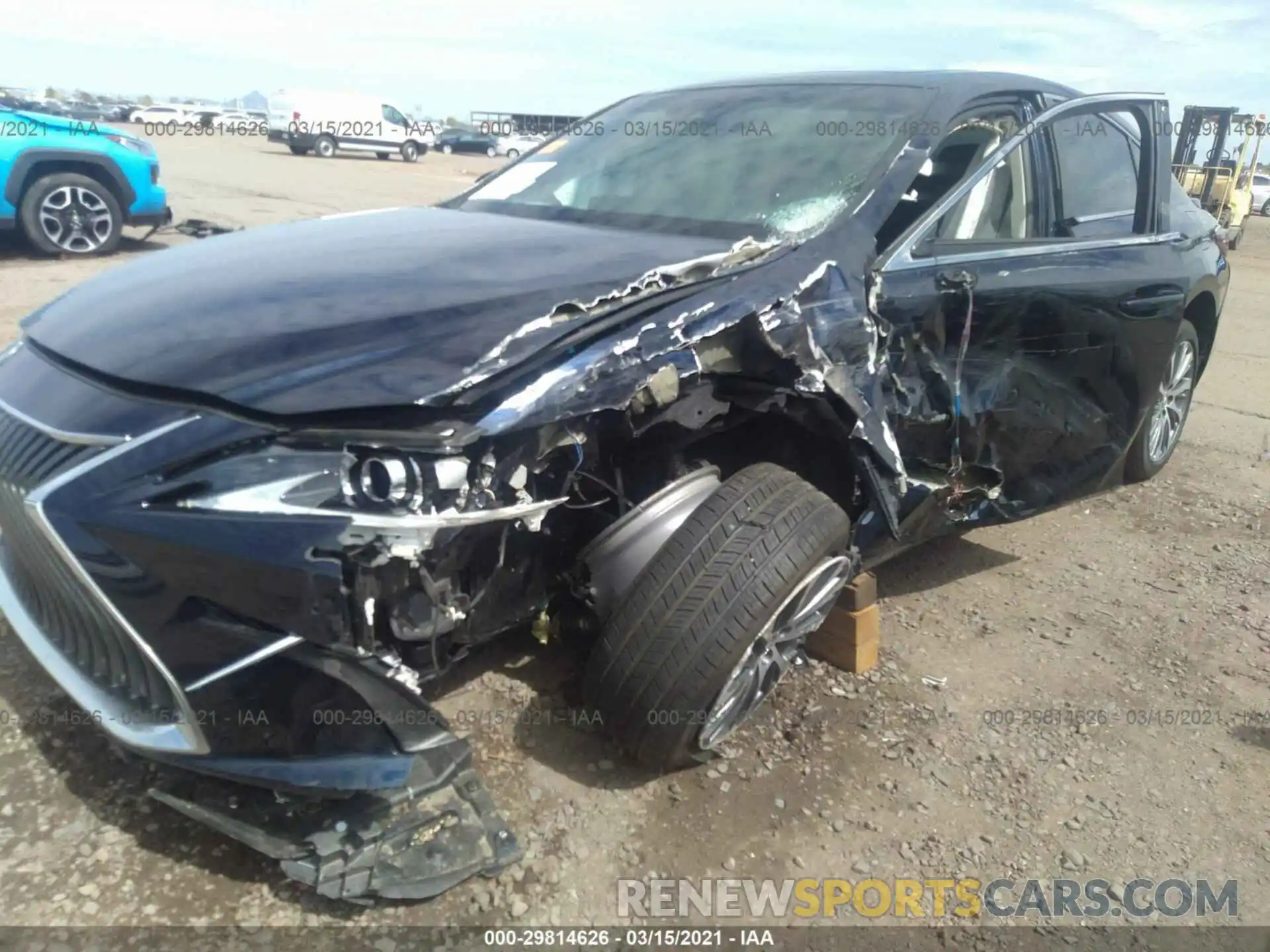 6 Photograph of a damaged car 58AD11D12MU001175 LEXUS ES 2021