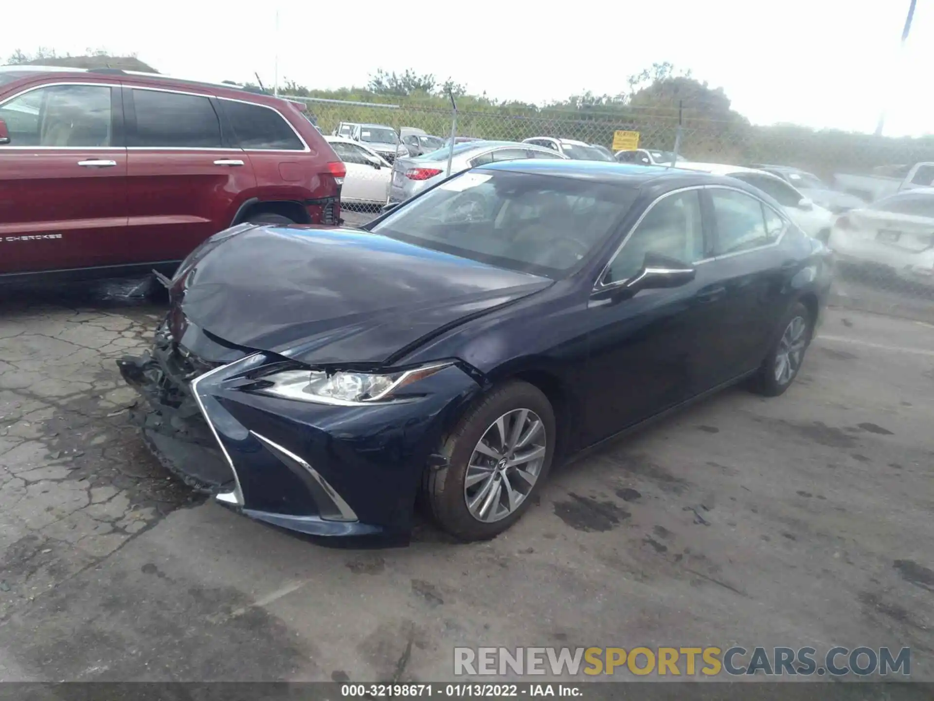 2 Photograph of a damaged car 58AD11D14MU002134 LEXUS ES 2021