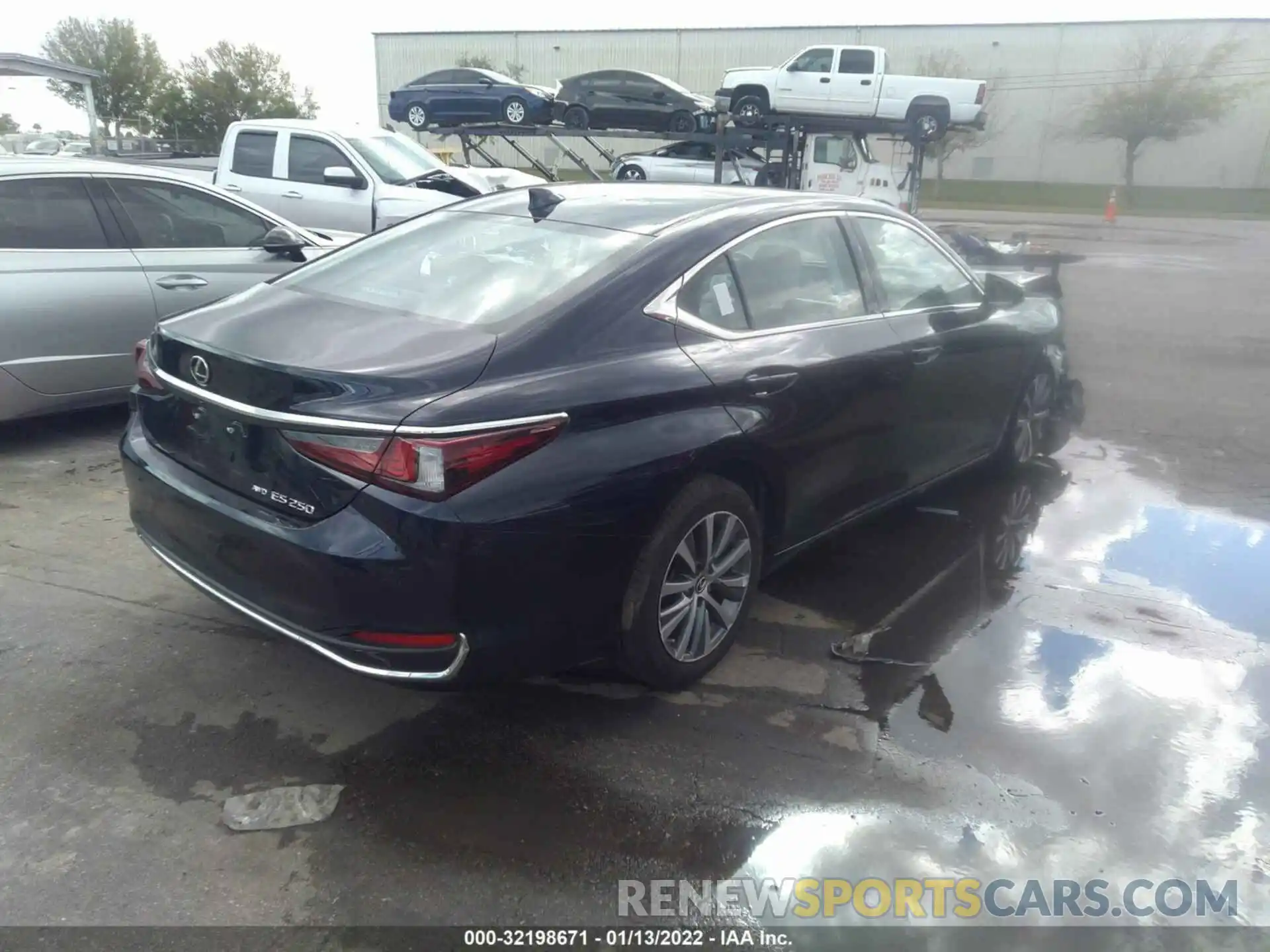 4 Photograph of a damaged car 58AD11D14MU002134 LEXUS ES 2021