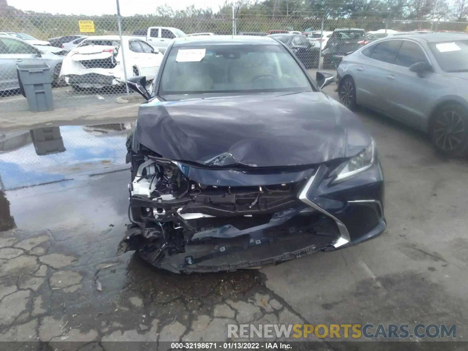 6 Photograph of a damaged car 58AD11D14MU002134 LEXUS ES 2021