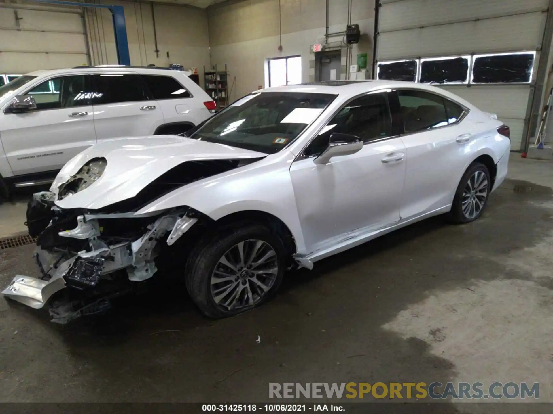 2 Photograph of a damaged car 58AD11D14MU002912 LEXUS ES 2021