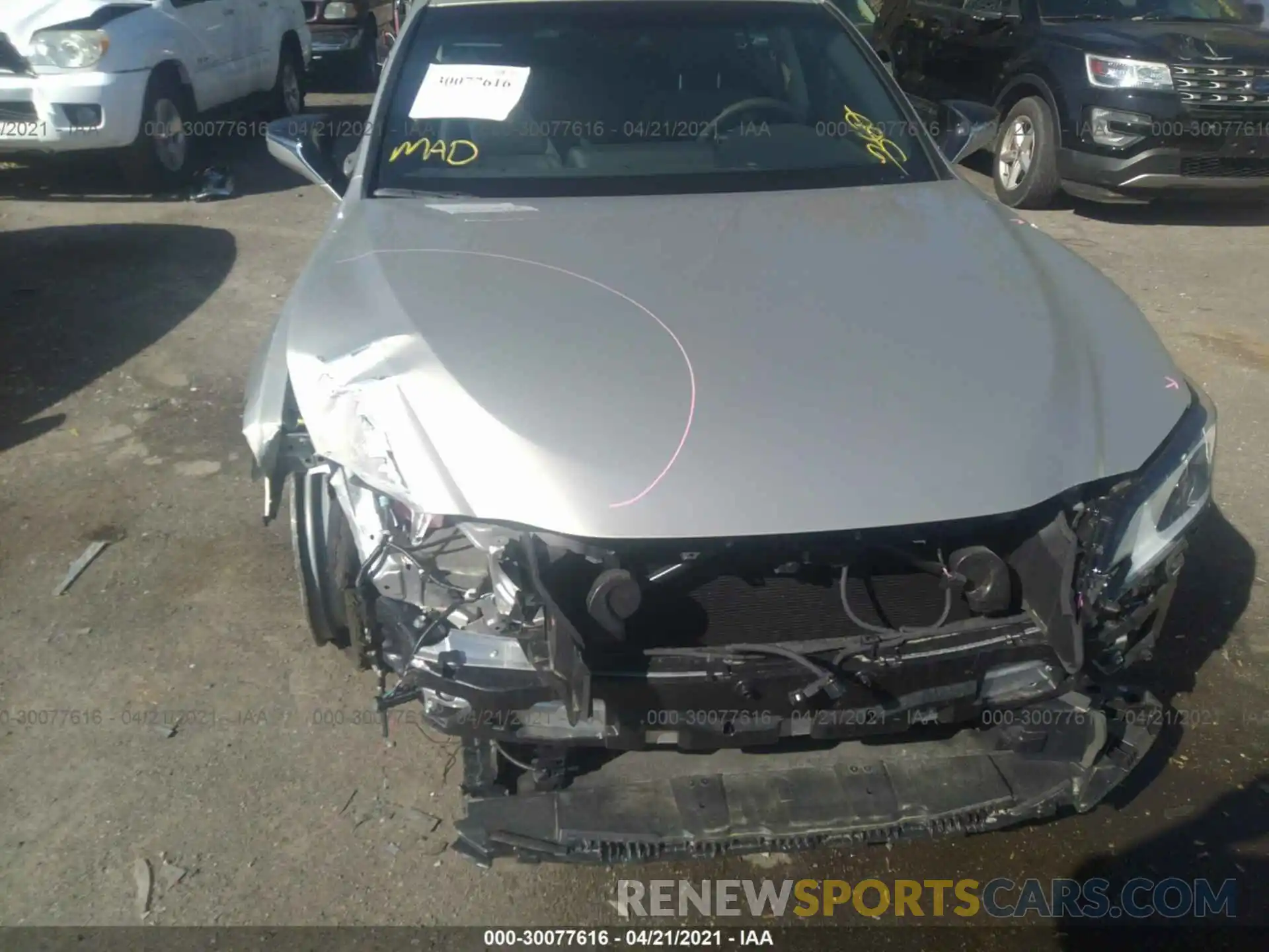 6 Photograph of a damaged car 58AD11D14MU002943 LEXUS ES 2021