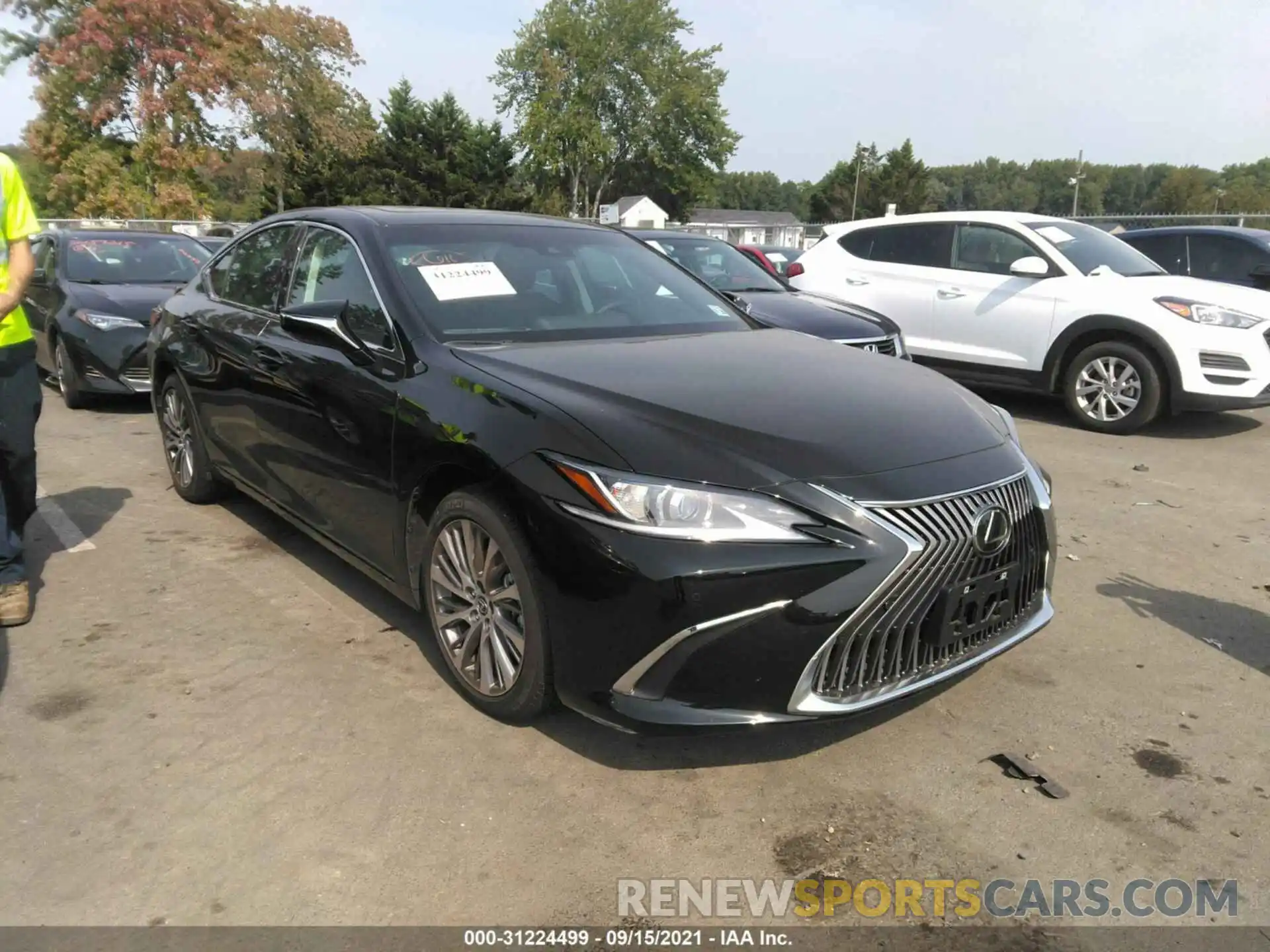 1 Photograph of a damaged car 58AD11D14MU007835 LEXUS ES 2021