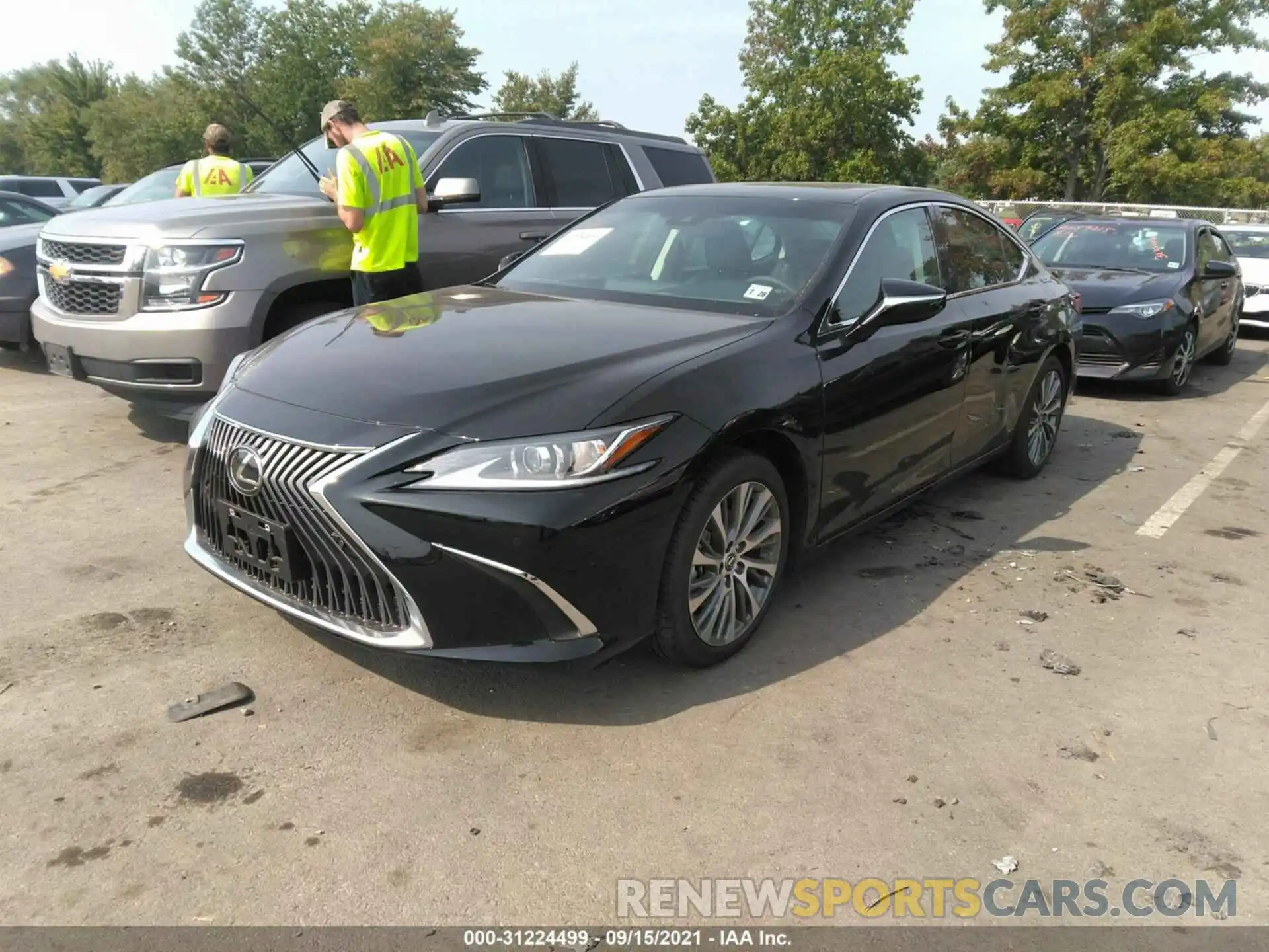 2 Photograph of a damaged car 58AD11D14MU007835 LEXUS ES 2021