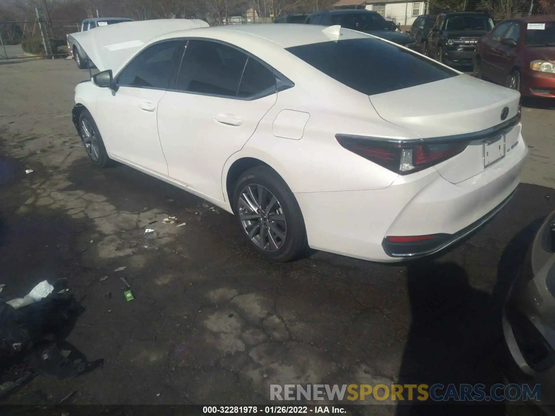 3 Photograph of a damaged car 58AD11D15MU001493 LEXUS ES 2021