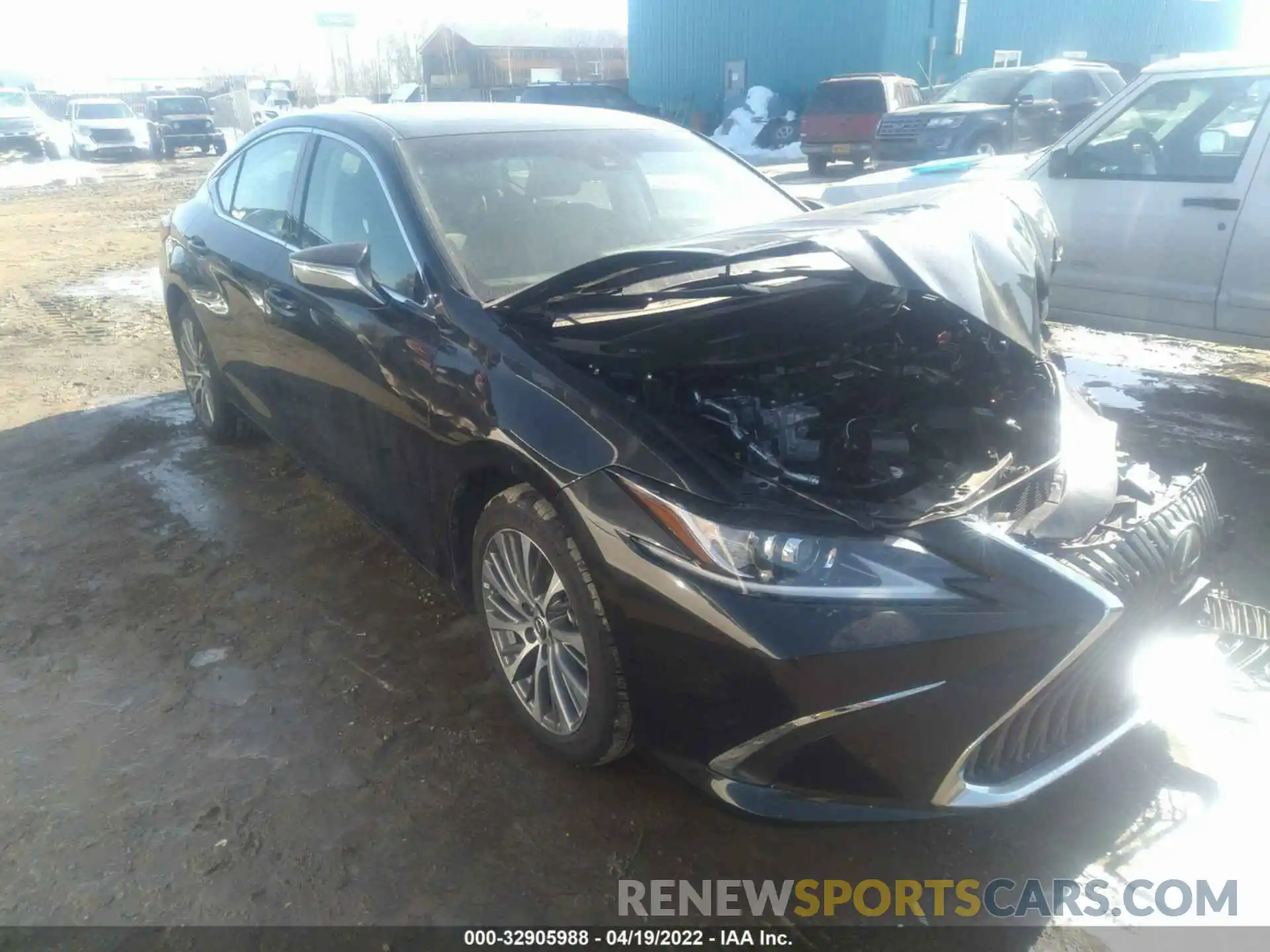 1 Photograph of a damaged car 58AD11D16MU004046 LEXUS ES 2021