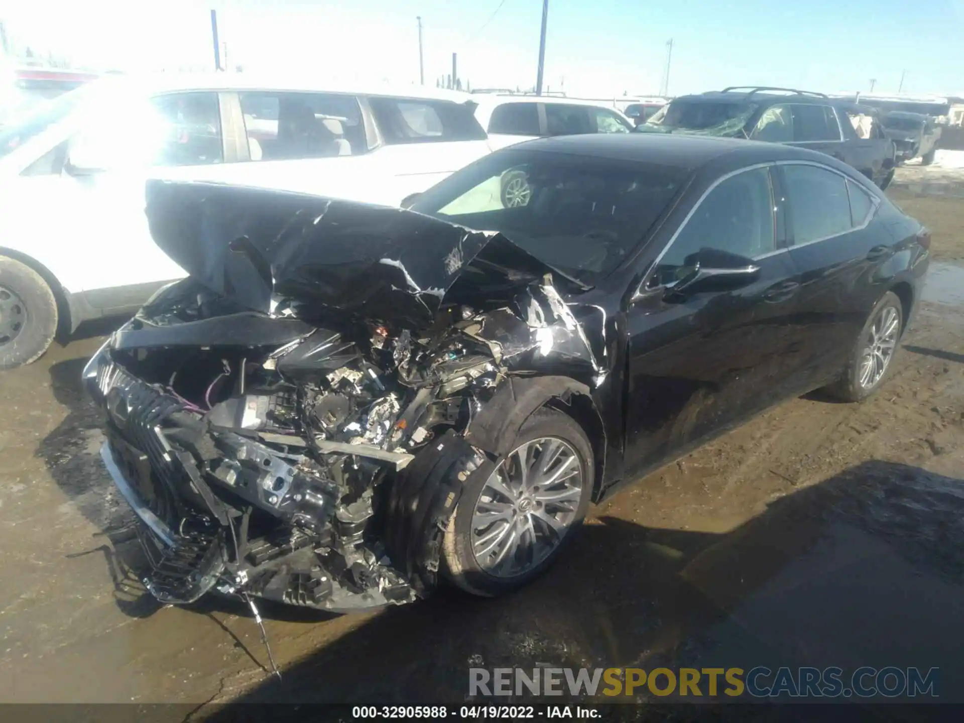 2 Photograph of a damaged car 58AD11D16MU004046 LEXUS ES 2021