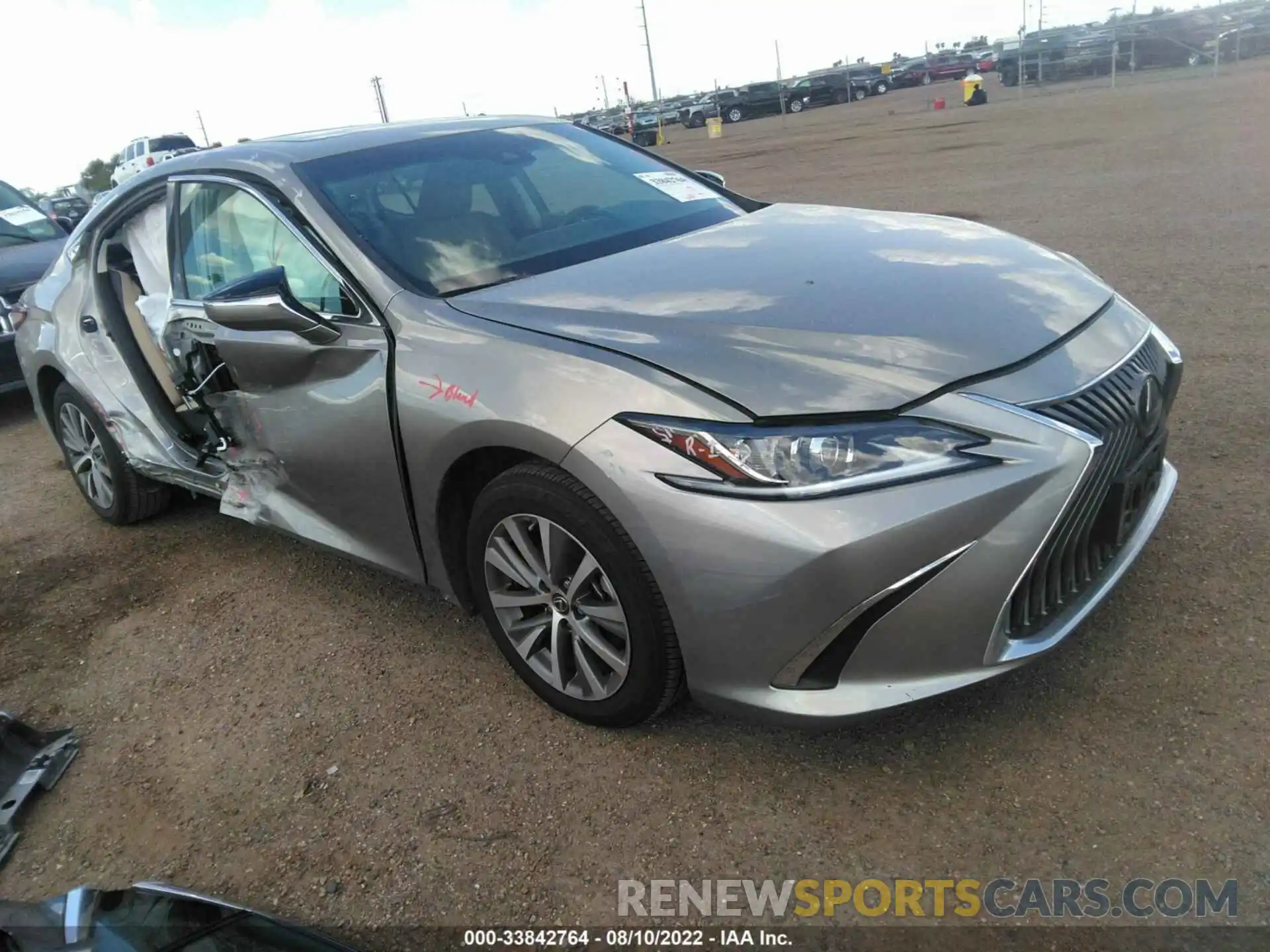 1 Photograph of a damaged car 58AD11D17MU002497 LEXUS ES 2021