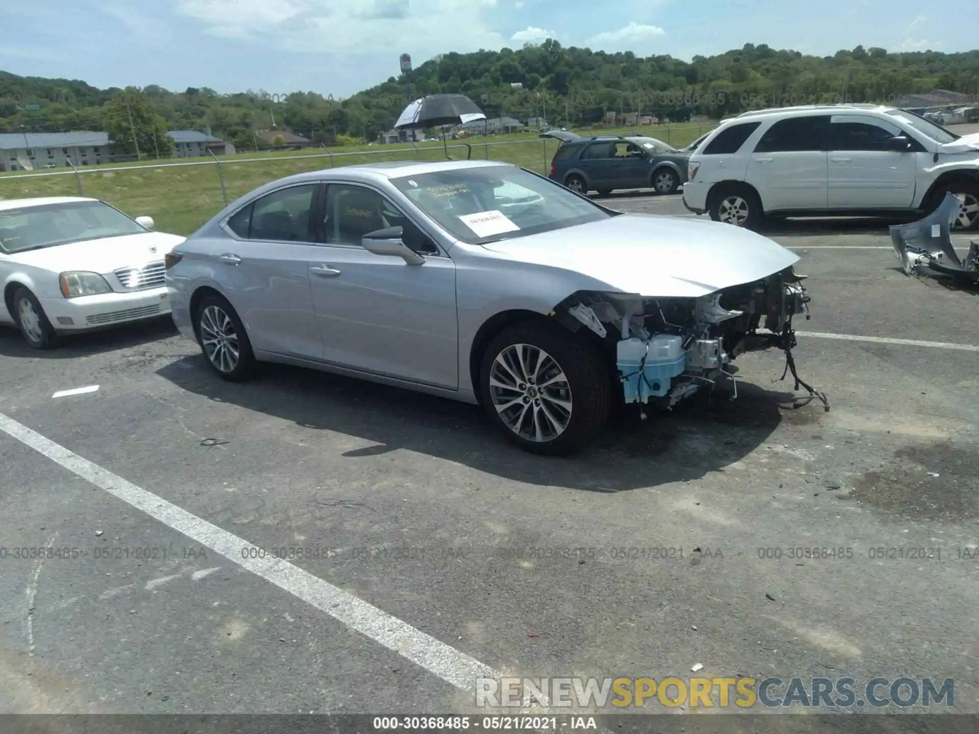 1 Photograph of a damaged car 58AD11D17MU002869 LEXUS ES 2021