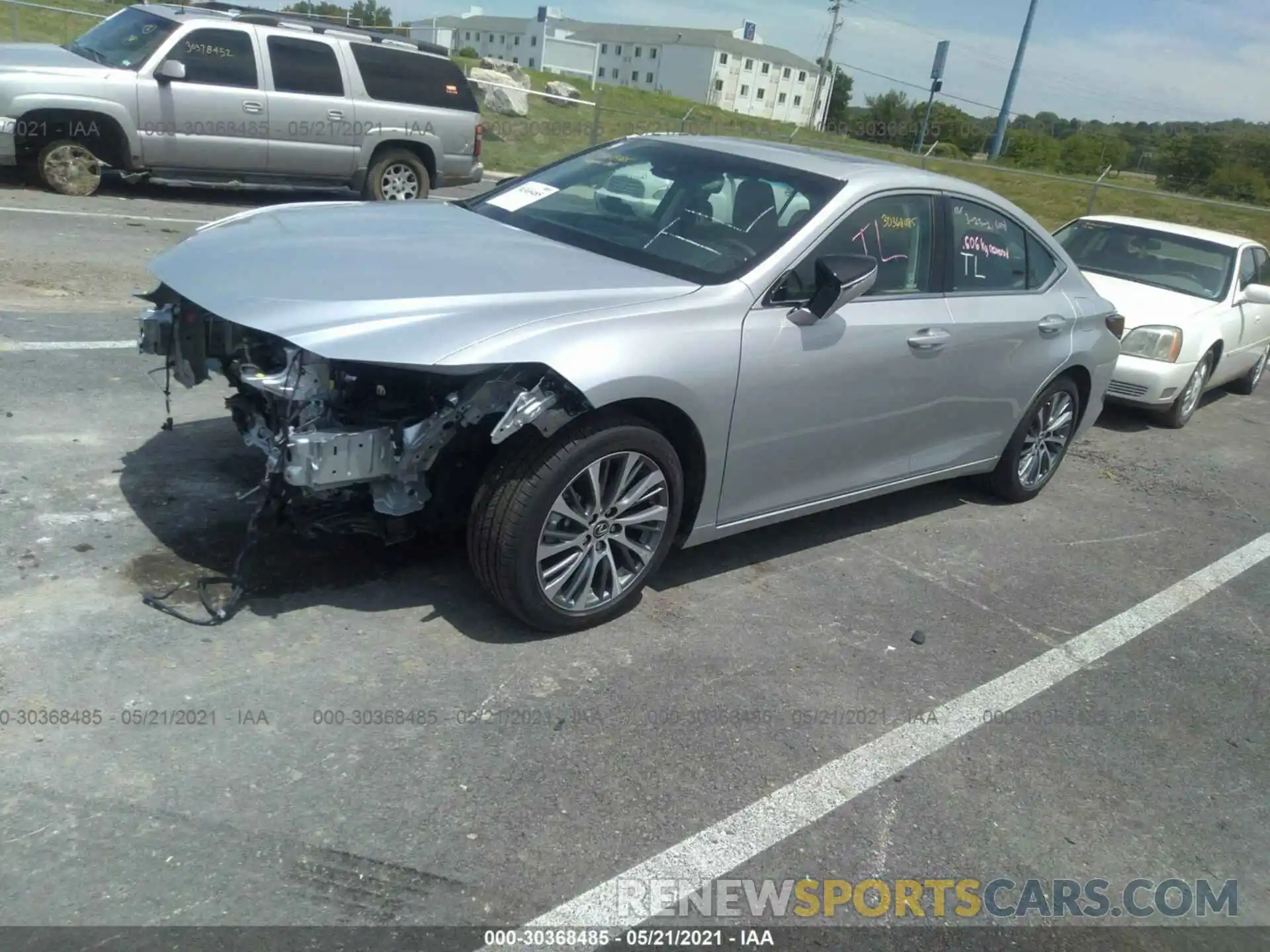 2 Photograph of a damaged car 58AD11D17MU002869 LEXUS ES 2021