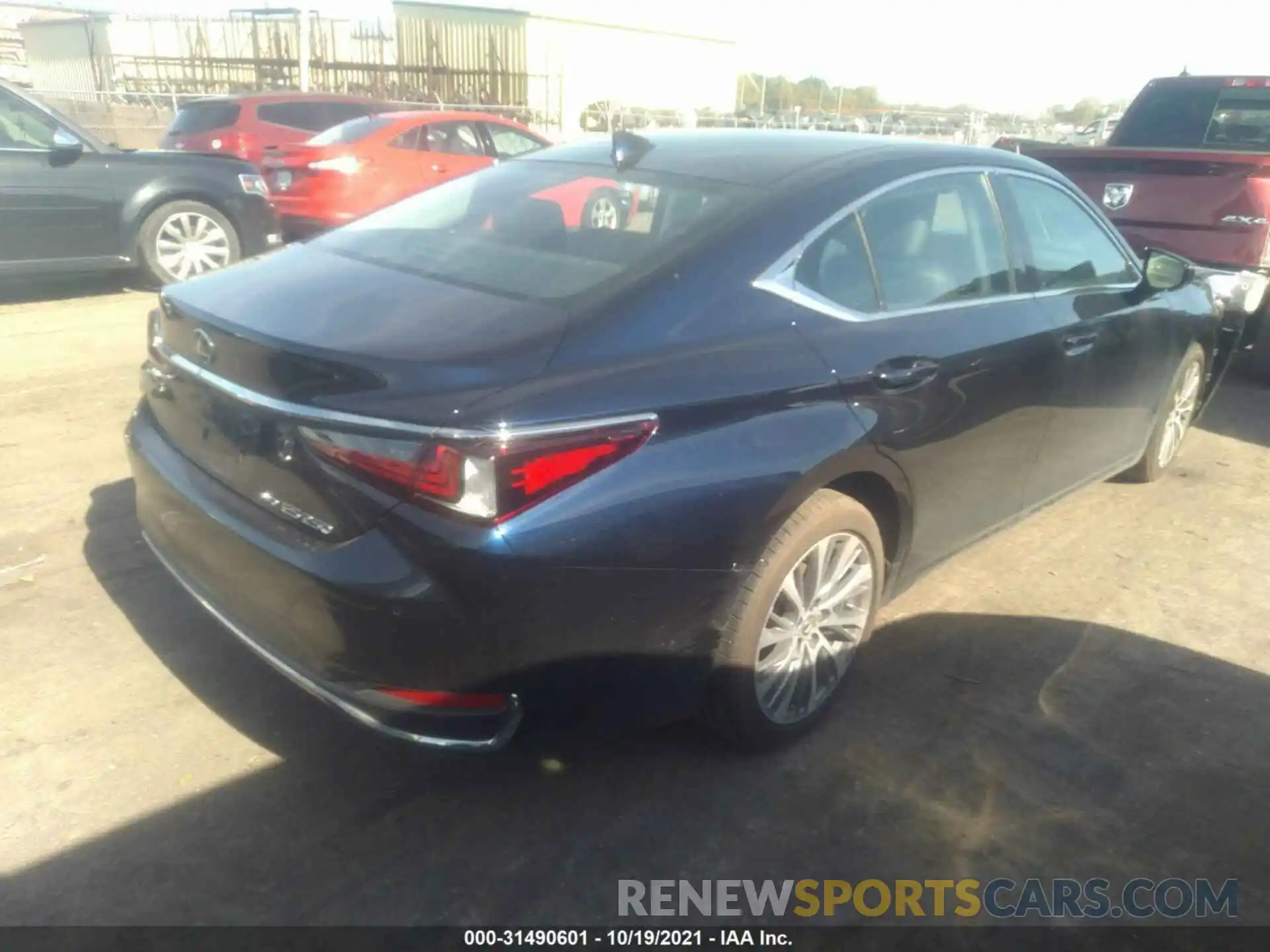 4 Photograph of a damaged car 58AD11D17MU004797 LEXUS ES 2021