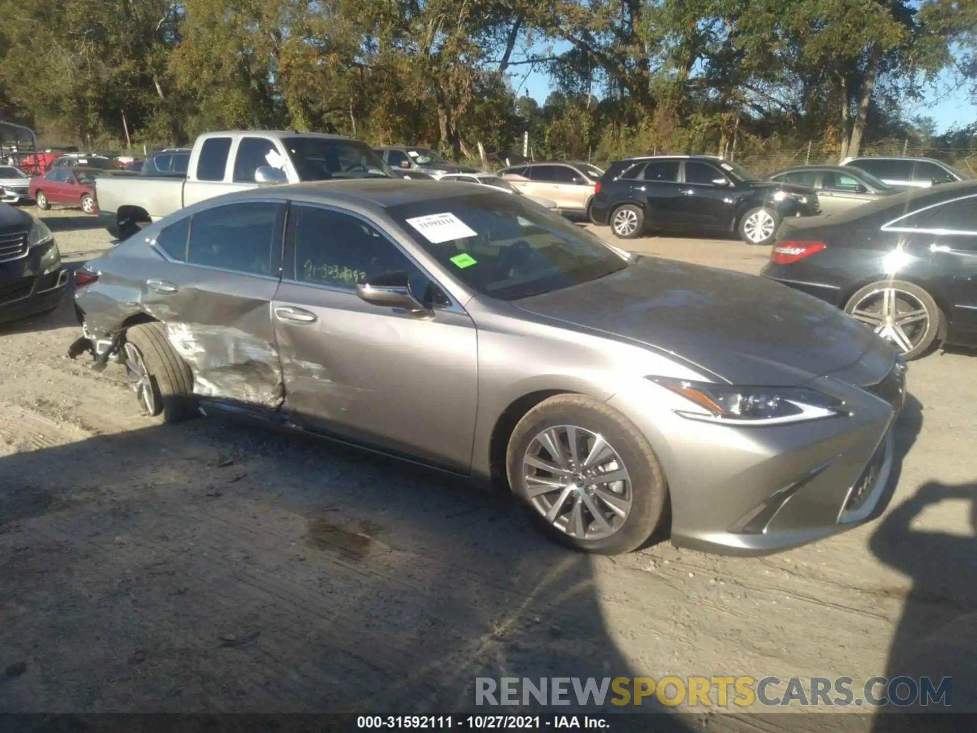 1 Photograph of a damaged car 58AD11D17MU007019 LEXUS ES 2021