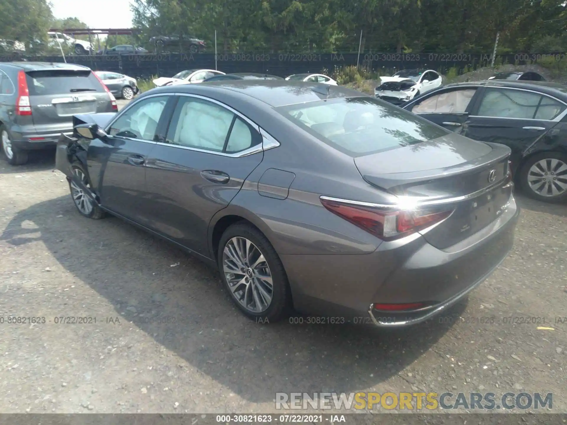 3 Photograph of a damaged car 58AD11D17MU007148 LEXUS ES 2021