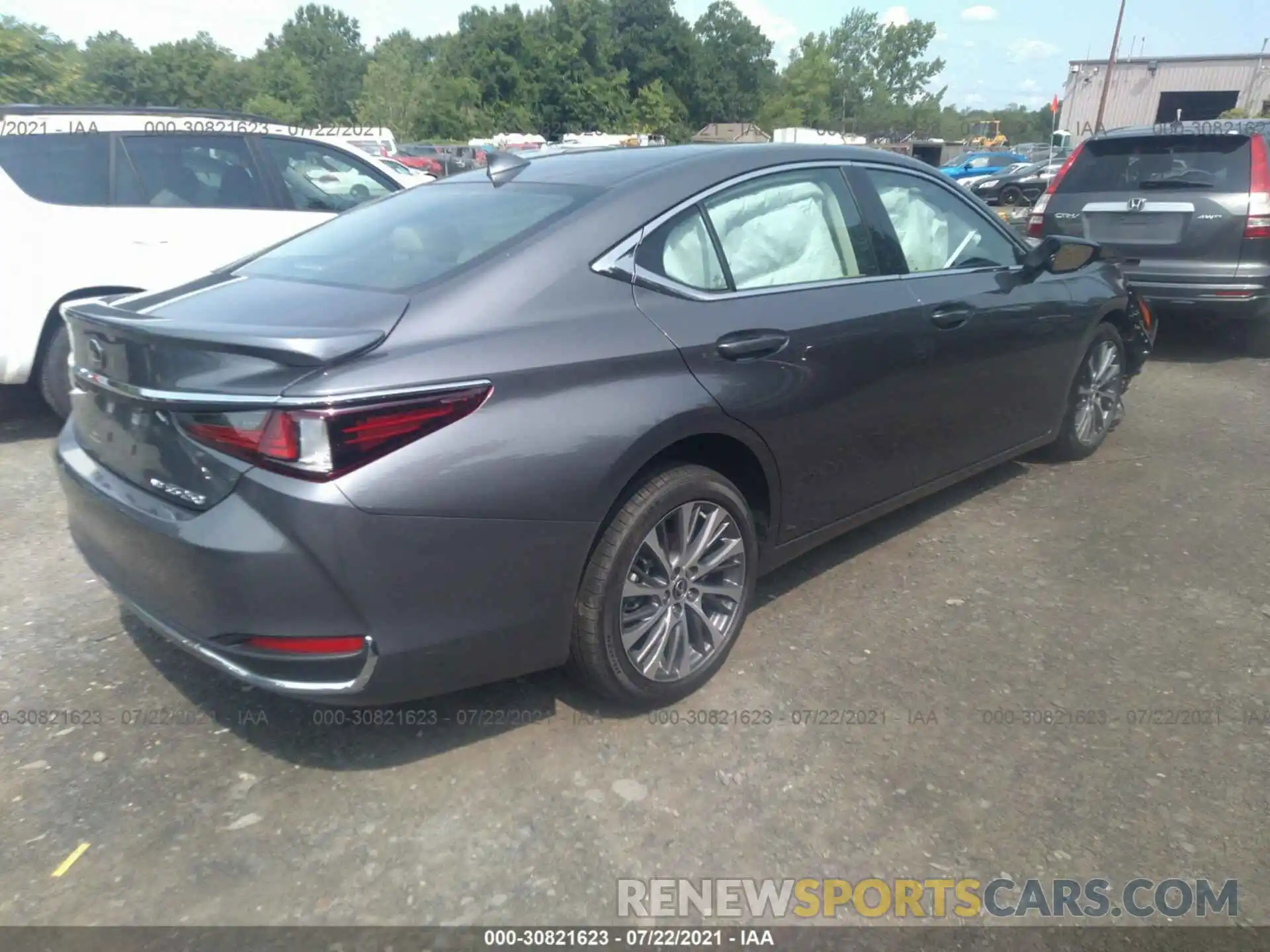 4 Photograph of a damaged car 58AD11D17MU007148 LEXUS ES 2021