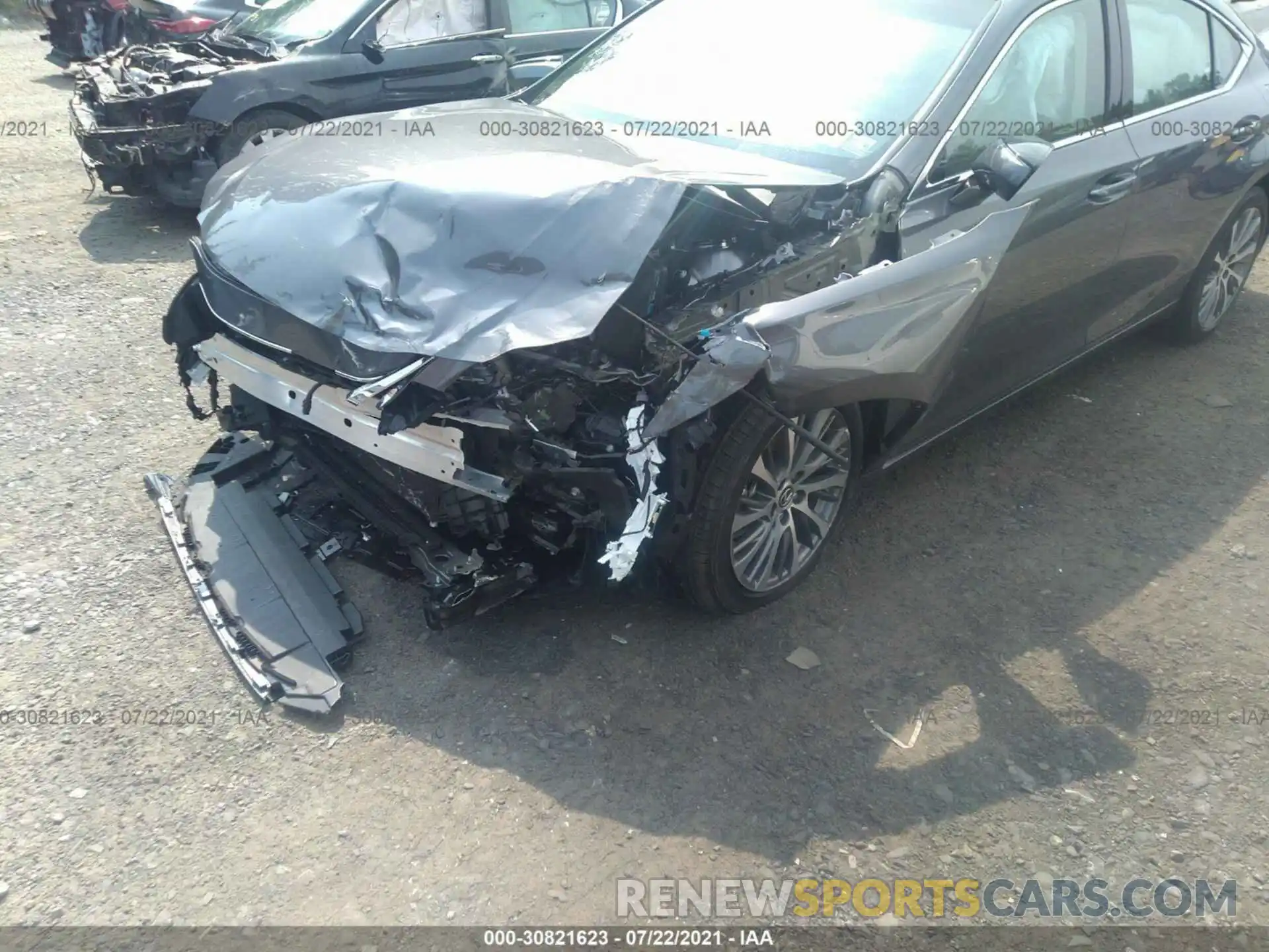 6 Photograph of a damaged car 58AD11D17MU007148 LEXUS ES 2021