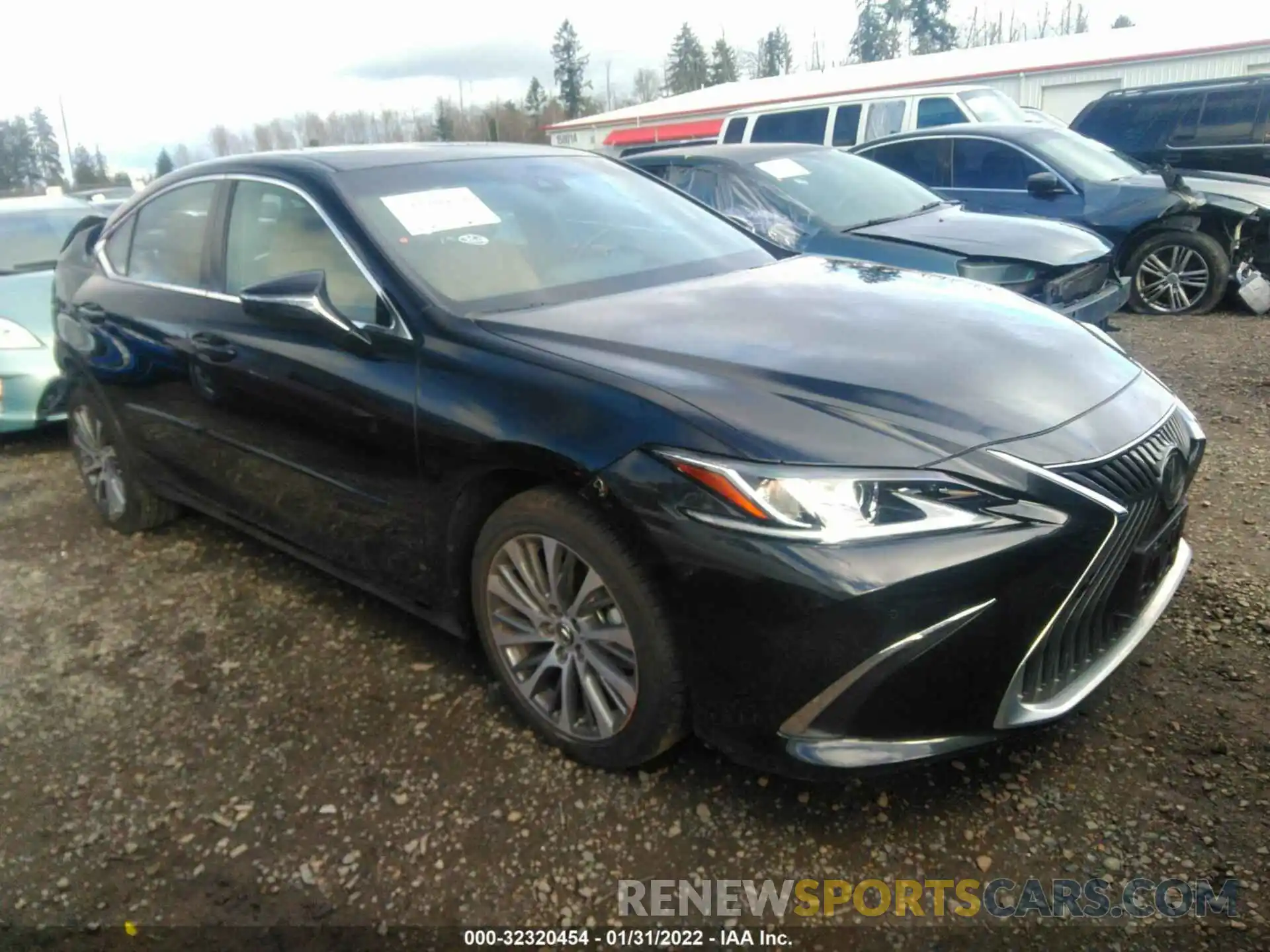 1 Photograph of a damaged car 58AD11D18MU007952 LEXUS ES 2021