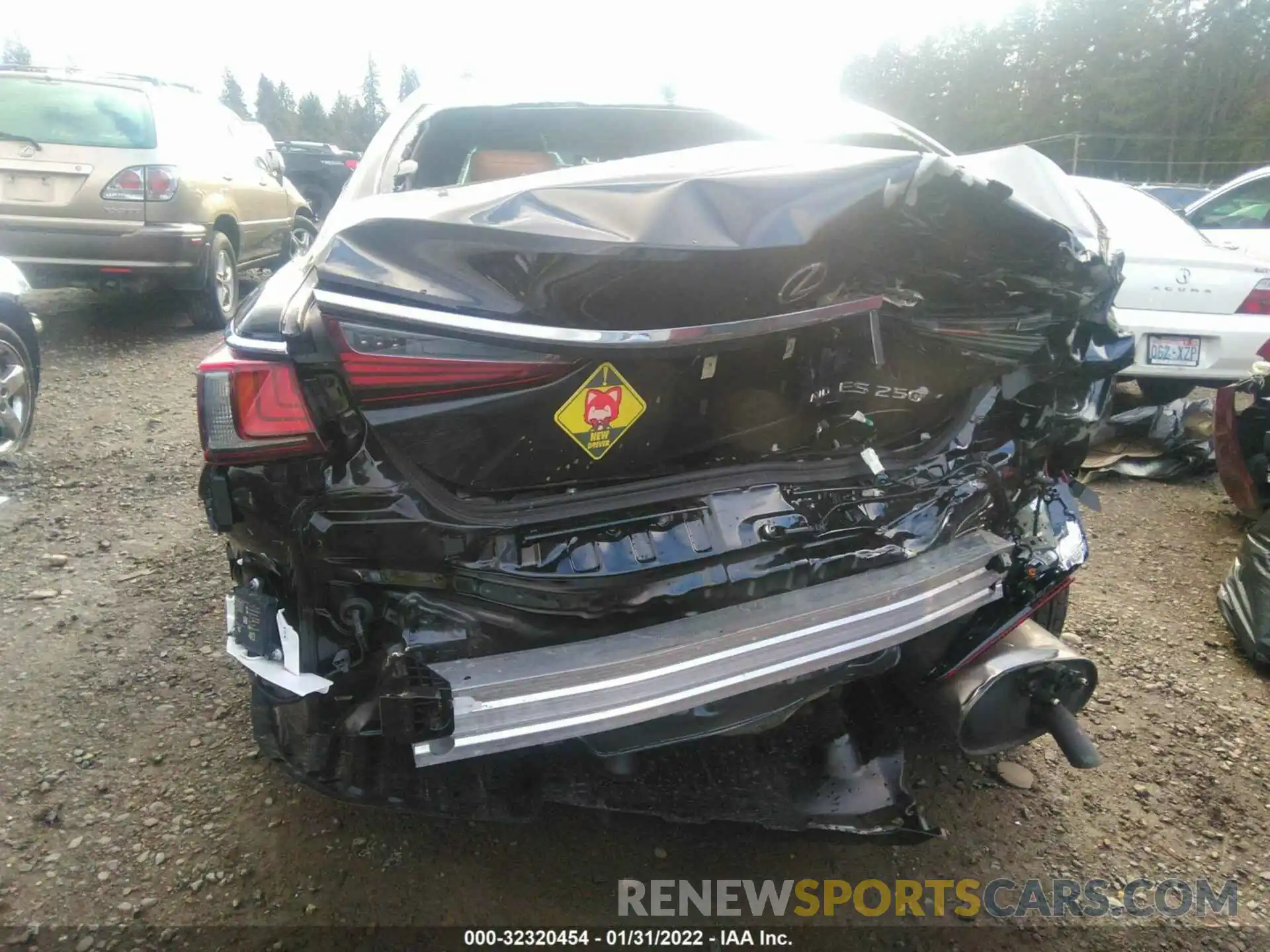 6 Photograph of a damaged car 58AD11D18MU007952 LEXUS ES 2021